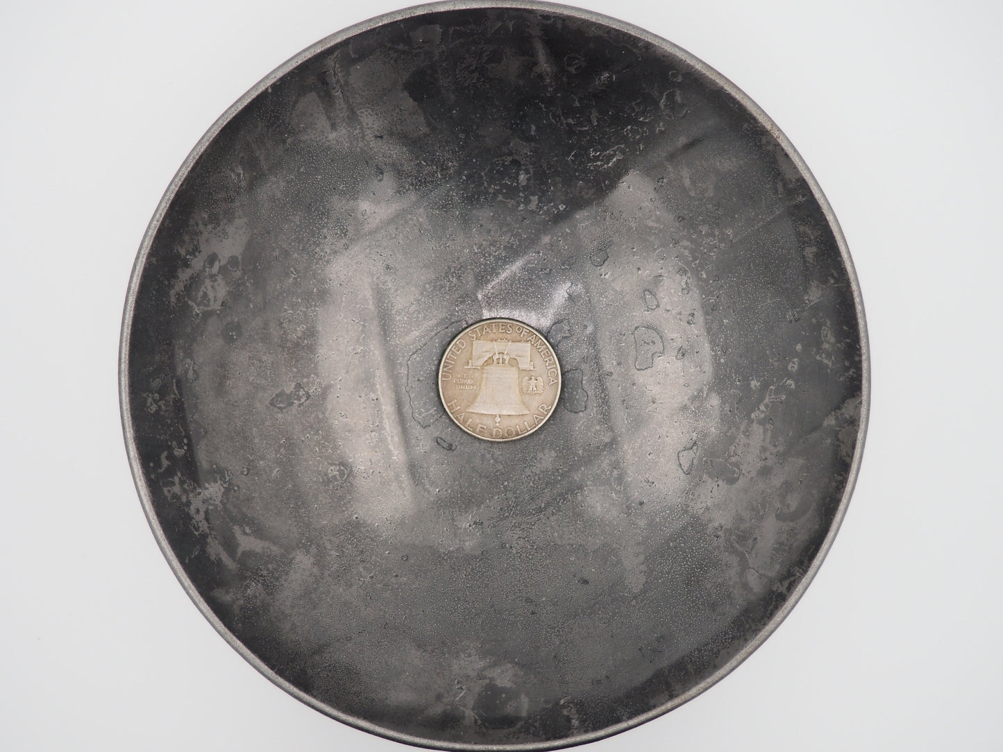 Hand Struck Half Dollar Etched With Fleur De Lis - Skull/Vanitas/MementoMori/Death/President .999 Silver Plated Replica Liberty Bell Coin