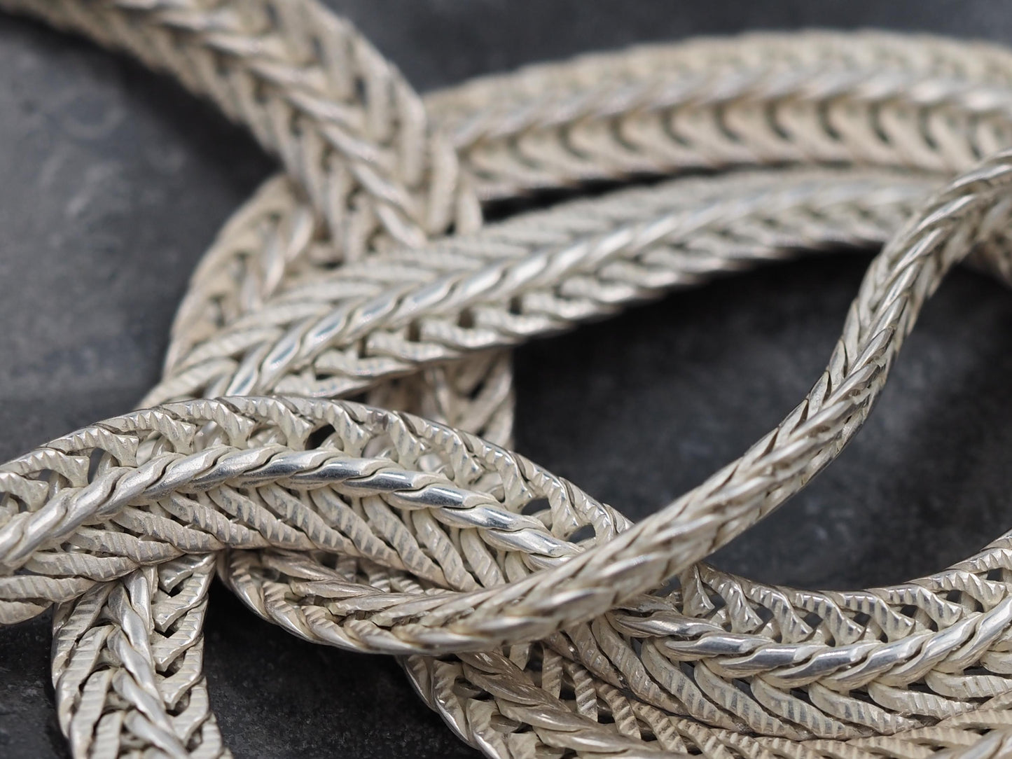 Original Dragon Serpent Design, Monster Silver Necklace - A Fine Moving Hand Forged, Ancient Gift For Him Or Her - Silver Covered