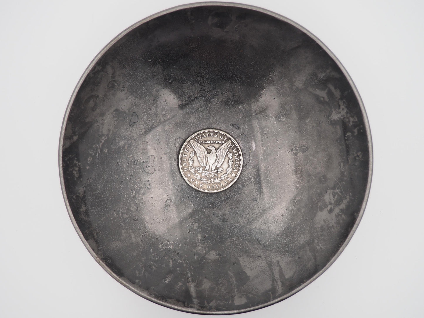 Hand Struck Morgan Silver Dollar Shogun Samurai Warrior - Ancient Japan Curio Coin .999 Silver Plated Replica Coin/Token/Medal