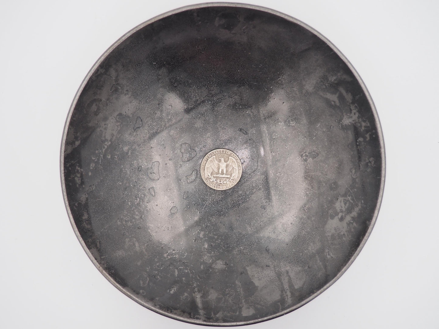 Hand Struck Quarter 25 Cents: Hobo Washington Skull - Memento Mori/Vanitas/Death/President .999 Silver Plated Hobo Coin