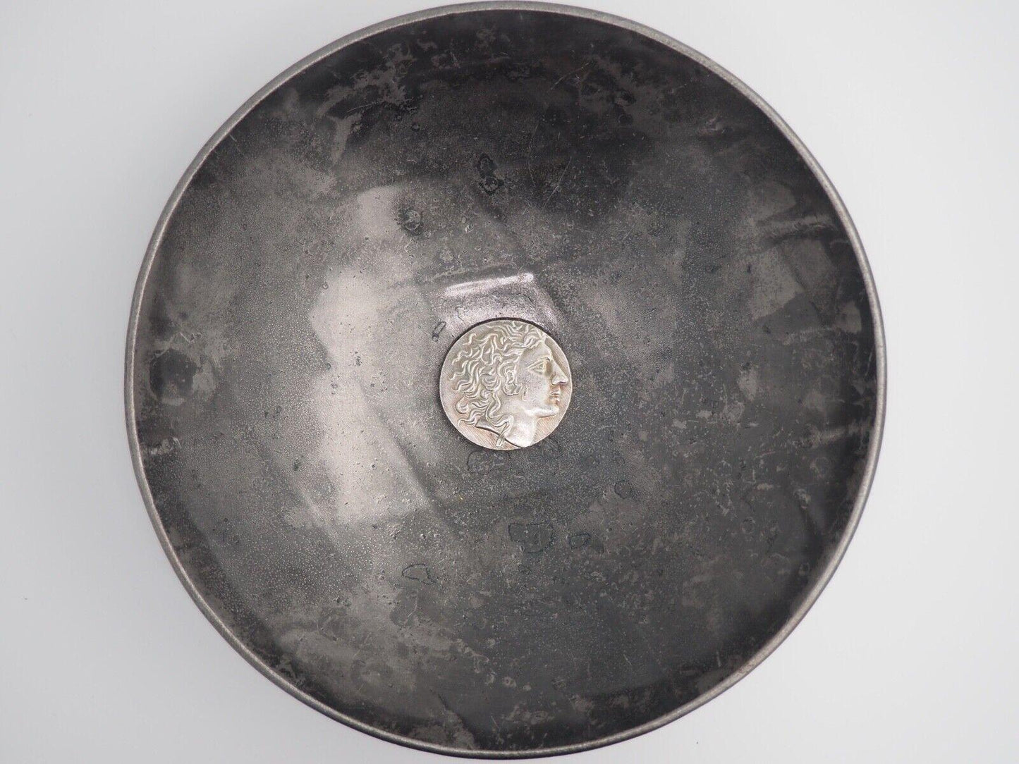 Replica of Ancient Greek Coin in Silver Plating - Great Collectable Or For RPG Gaming Counter - Grand Tour Type (D)