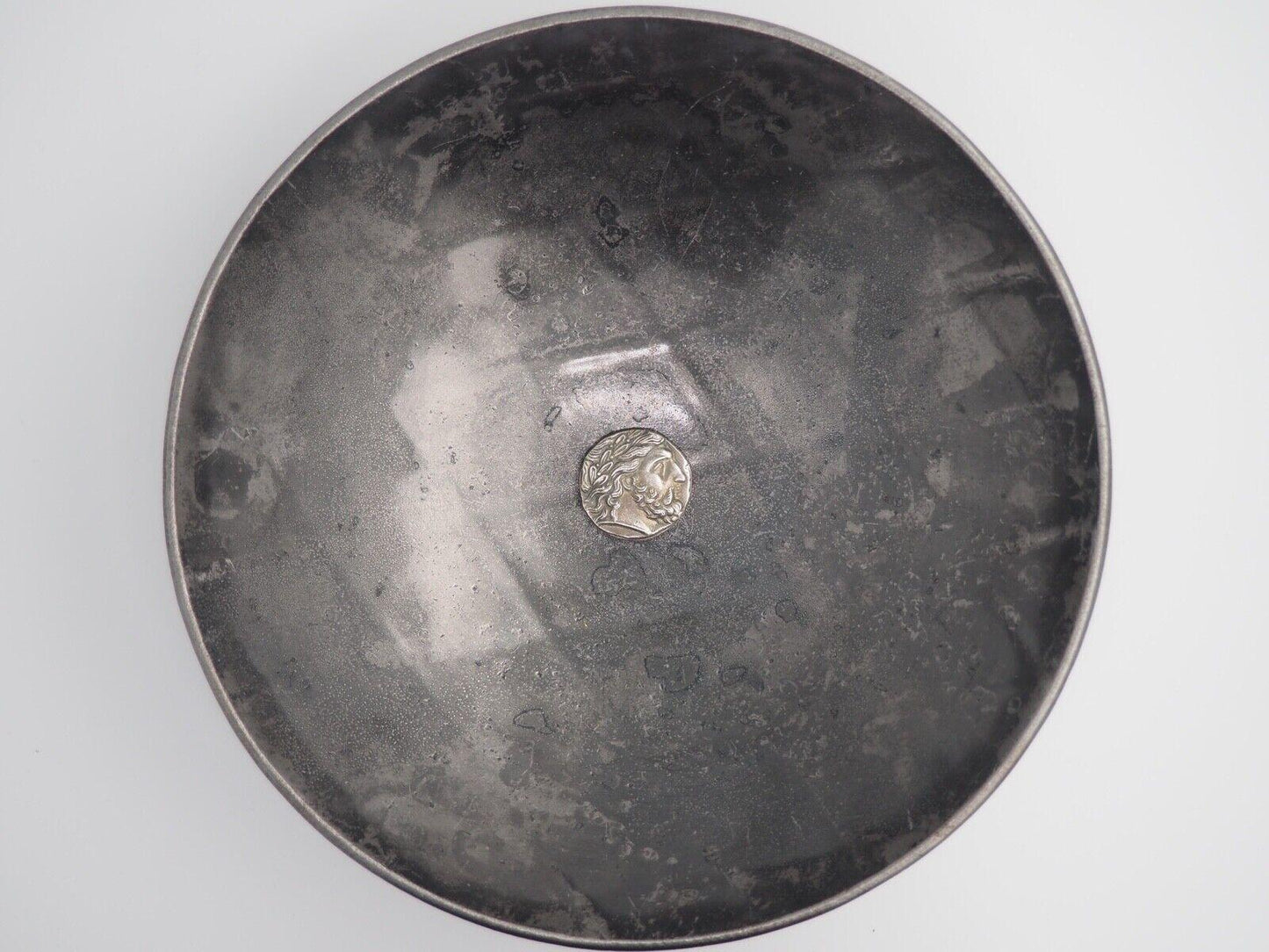Replica of Ancient Greek Coin in Silver Plating - Great Collectable Or For RPG Gaming Counter - Grand Tour Type (H)