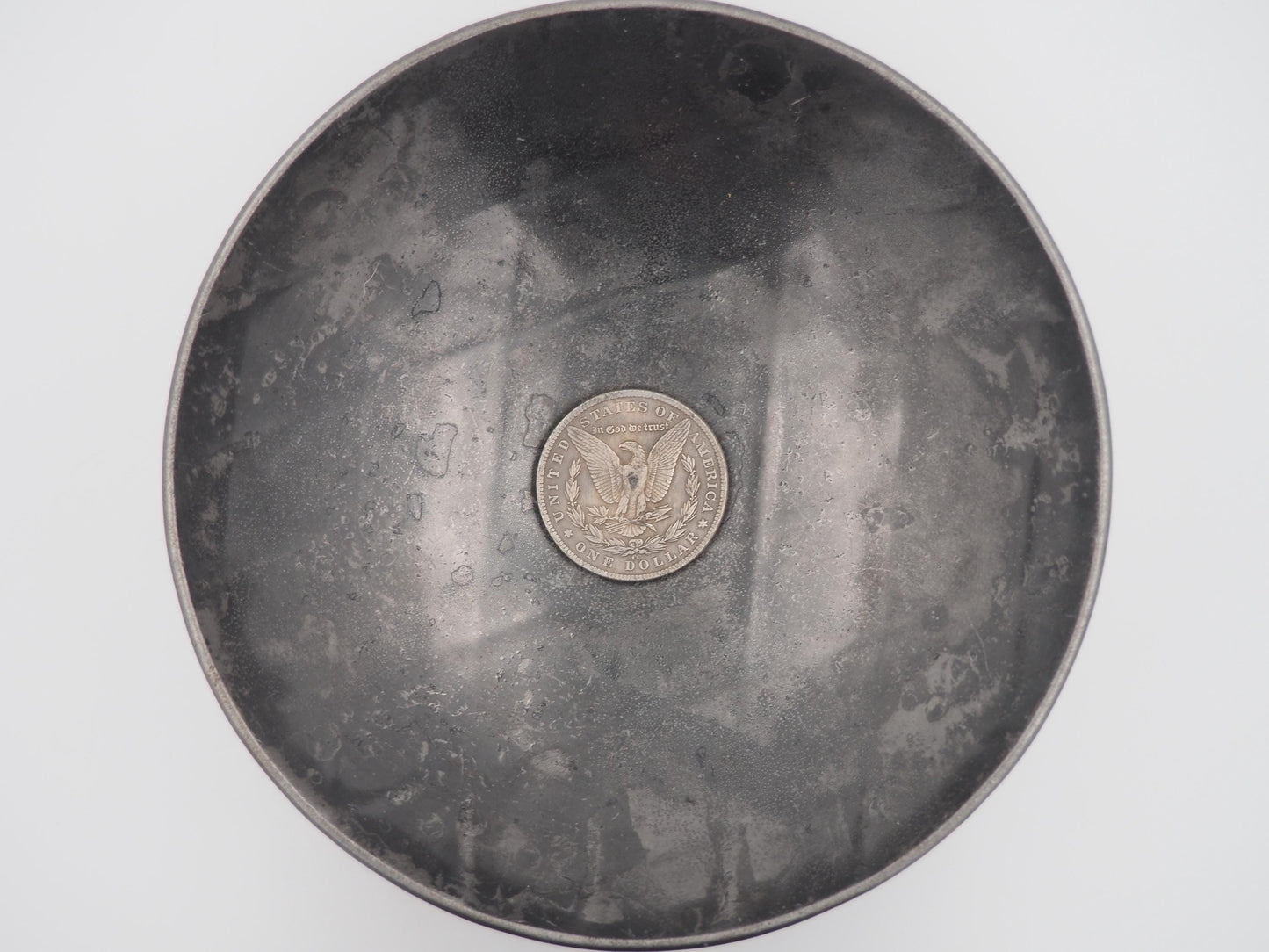 Hand Struck Morgan Silver Dollar Carved African Lion .999 Silver Plated Replica Coin/Token/Medal