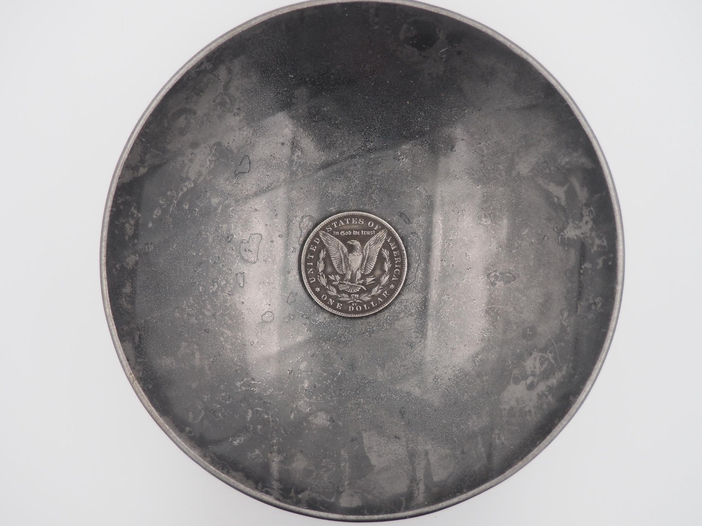 Hand Struck Morgan Silver Dollar Underworld Warlock Scubas Summoner Curio Coin .999 Silver Plated Replica Coin/Token/Medal