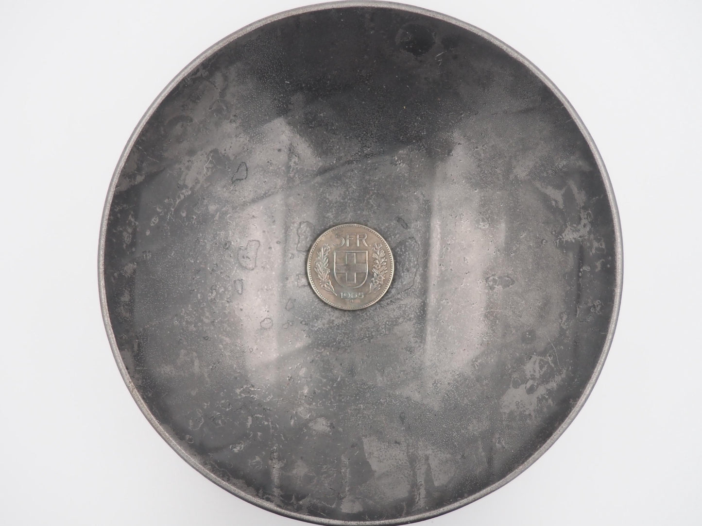 Hand Struck Skulled Confoederatio Helvetica Coin - Swiss Confederation - MementoMori/Skeleton .999 Silver Plated Replica Token/Medal