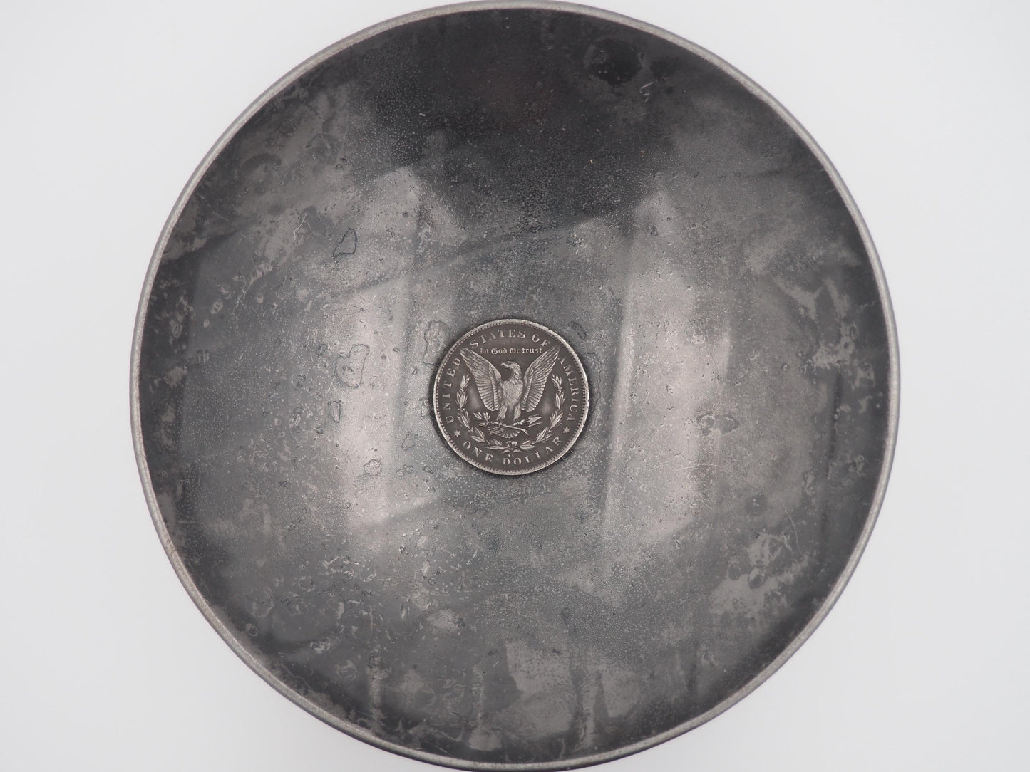 Hand Struck Smiling Supernatural Demon - U.S.A. Morgan Dollar .999 Plated Replica Coin/Token For A Cabinet Of Curiosities