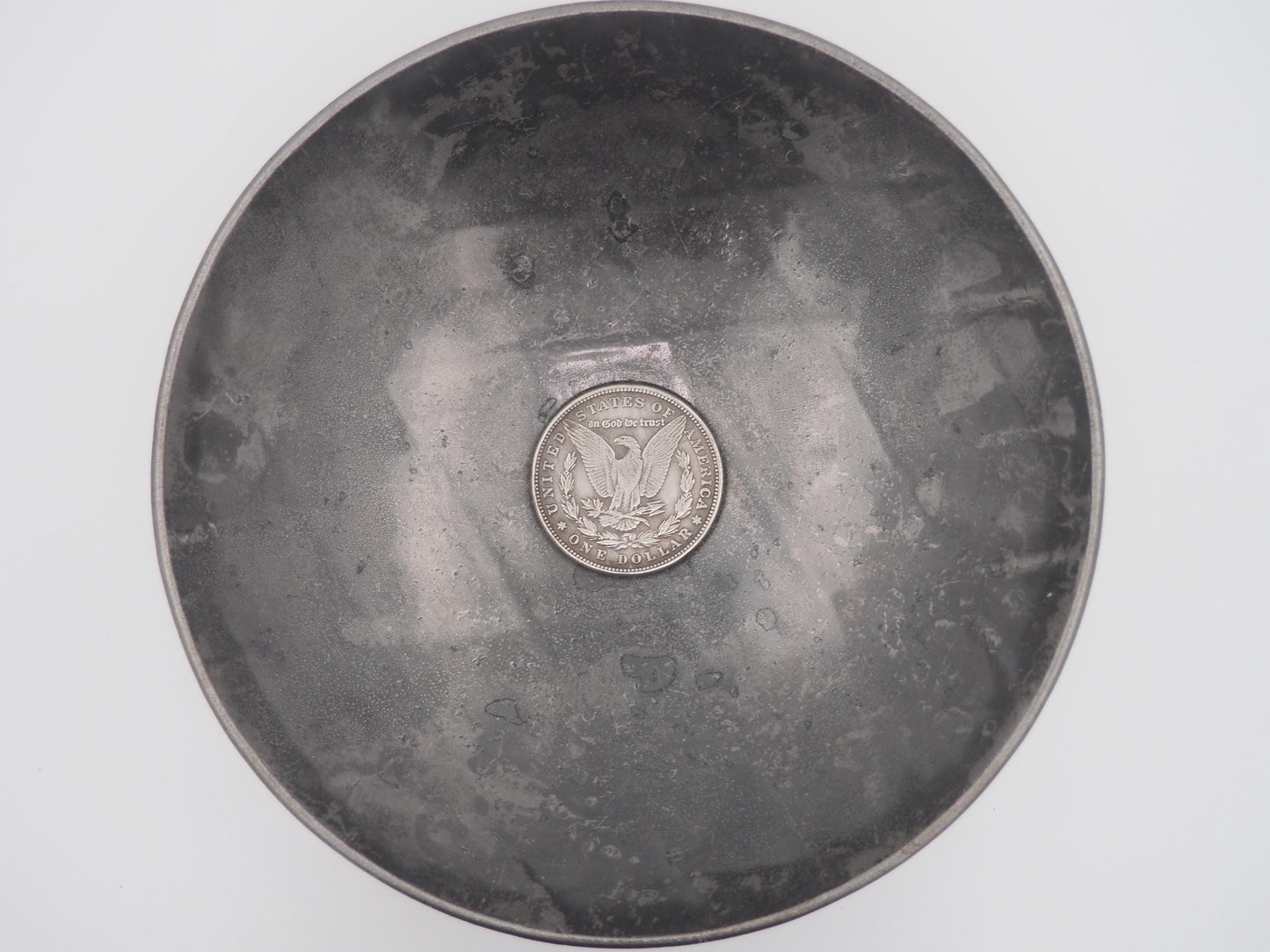 Hand Struck Morgan Silver Dollar - The 4 Corners Of The World Compass - North - East - South - West - Celestial/Astrology Coin