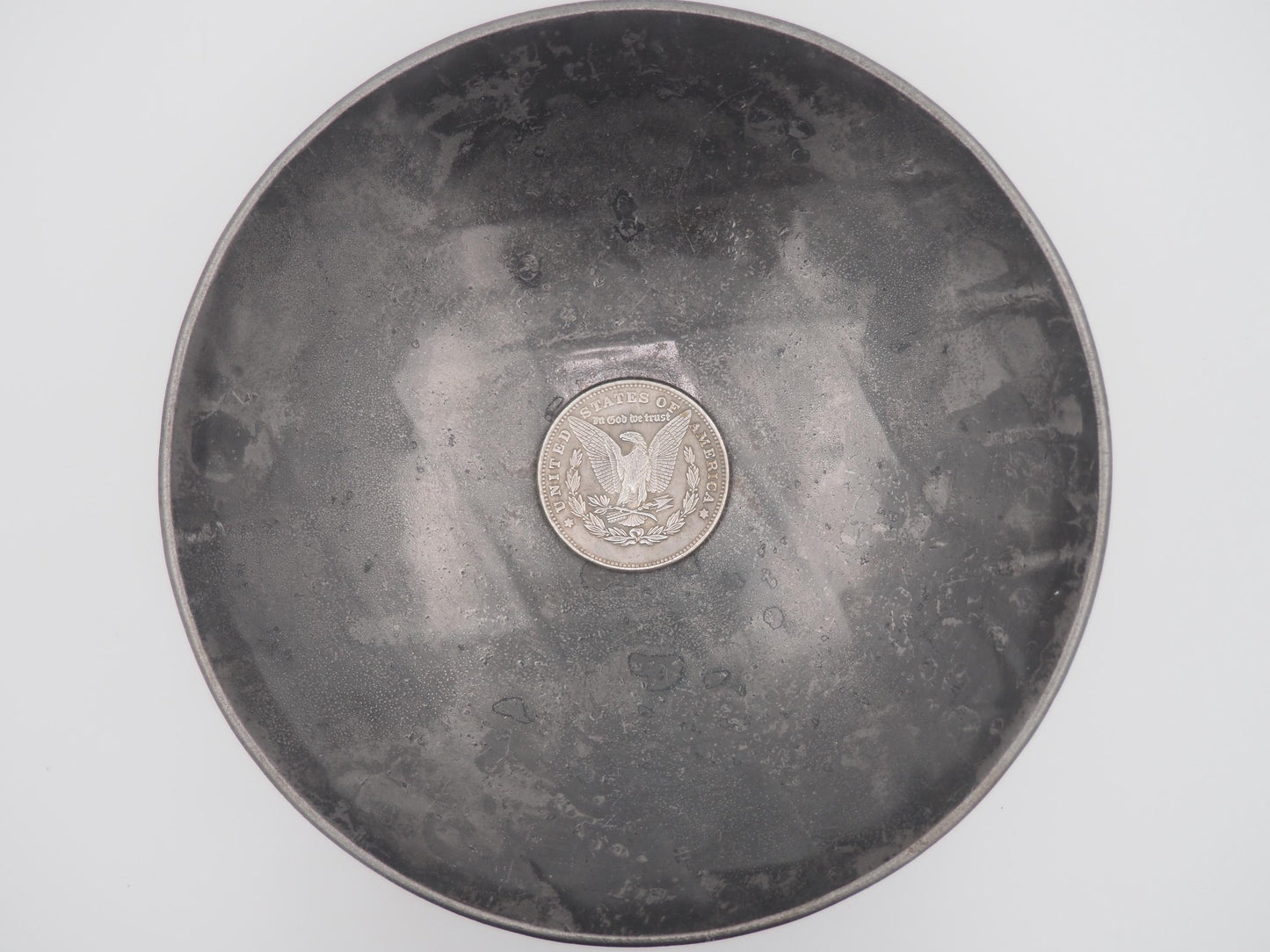 Hand Struck Morgan Silver Dollar - Dragon - Ancient Aztec Summoning Curse - D&D, RPG, MTG Gaming Coin/Token/Medal