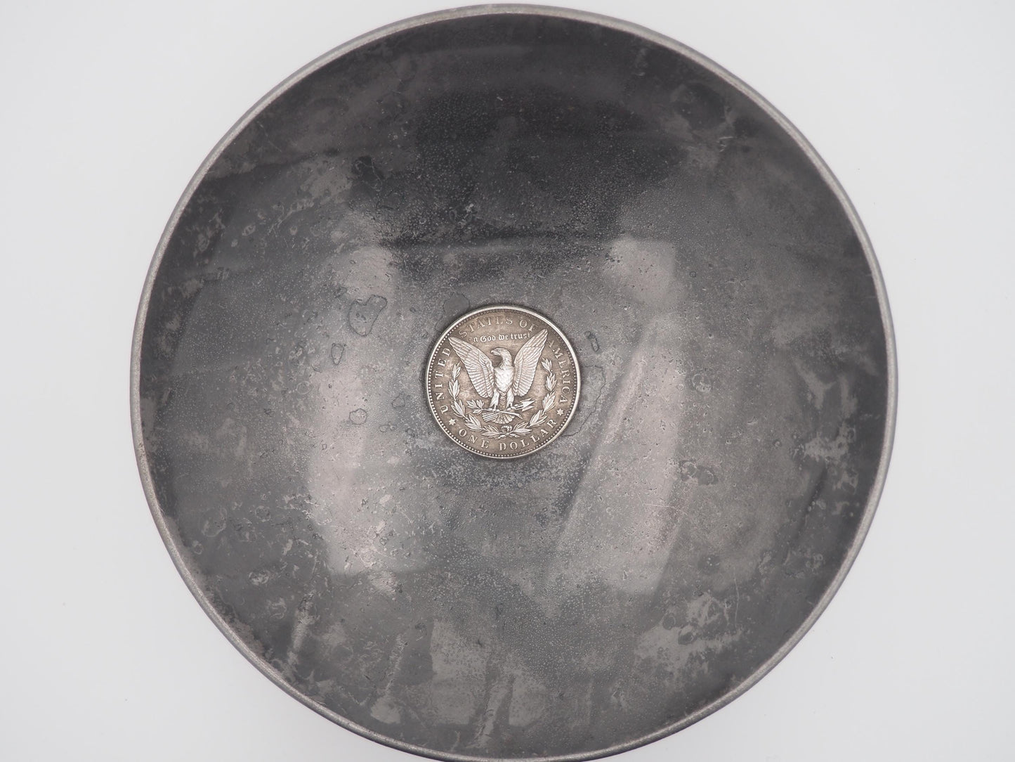Hand Struck Morgan Silver Dollar Carved Wise Owl - Wisdom & Intellect Replica Coin/Token/Medal