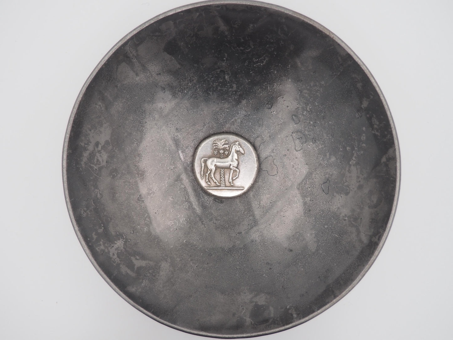 Replica of Hevy Ancient Greek Coin Sicily, Siculo-Punic Tetradrachm Circa 345-320 B.C. - Head of Tanit-Persphone With Dolphins Coin