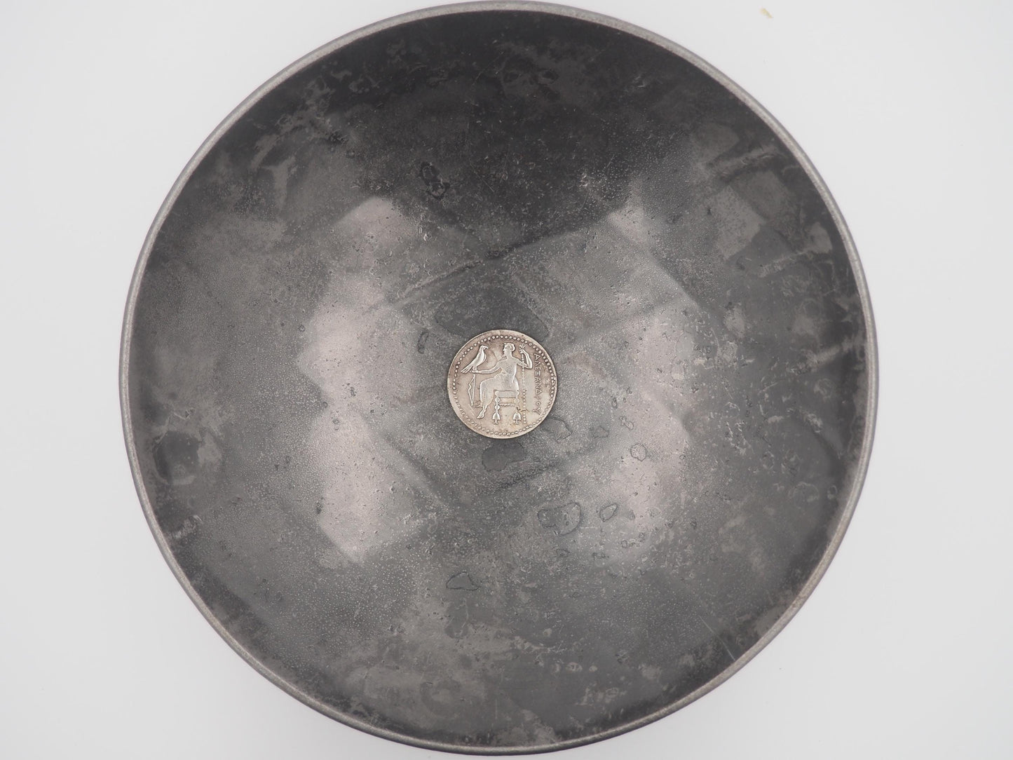 Replica of Ancient Greek Alexander the Great Coin in Silver Plate - Great Collectable Or For RPG Gaming Counter