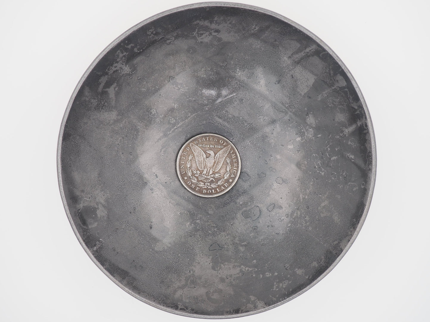 Hand Struck Morgan Silver Dollar Carved/Hobo/Skull/Vanitas/MementoMori/Death/Egyptian/God/Anubis .999 Silver Plated Replica Coin/Token/Medal