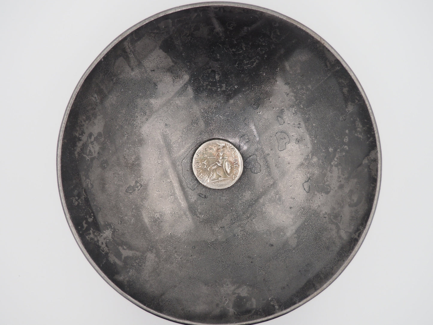 Replica of Ancient Greek Alexander the Great and Athena Coin in Silver Plate - Great Collectable Or For RPG Gaming Counter