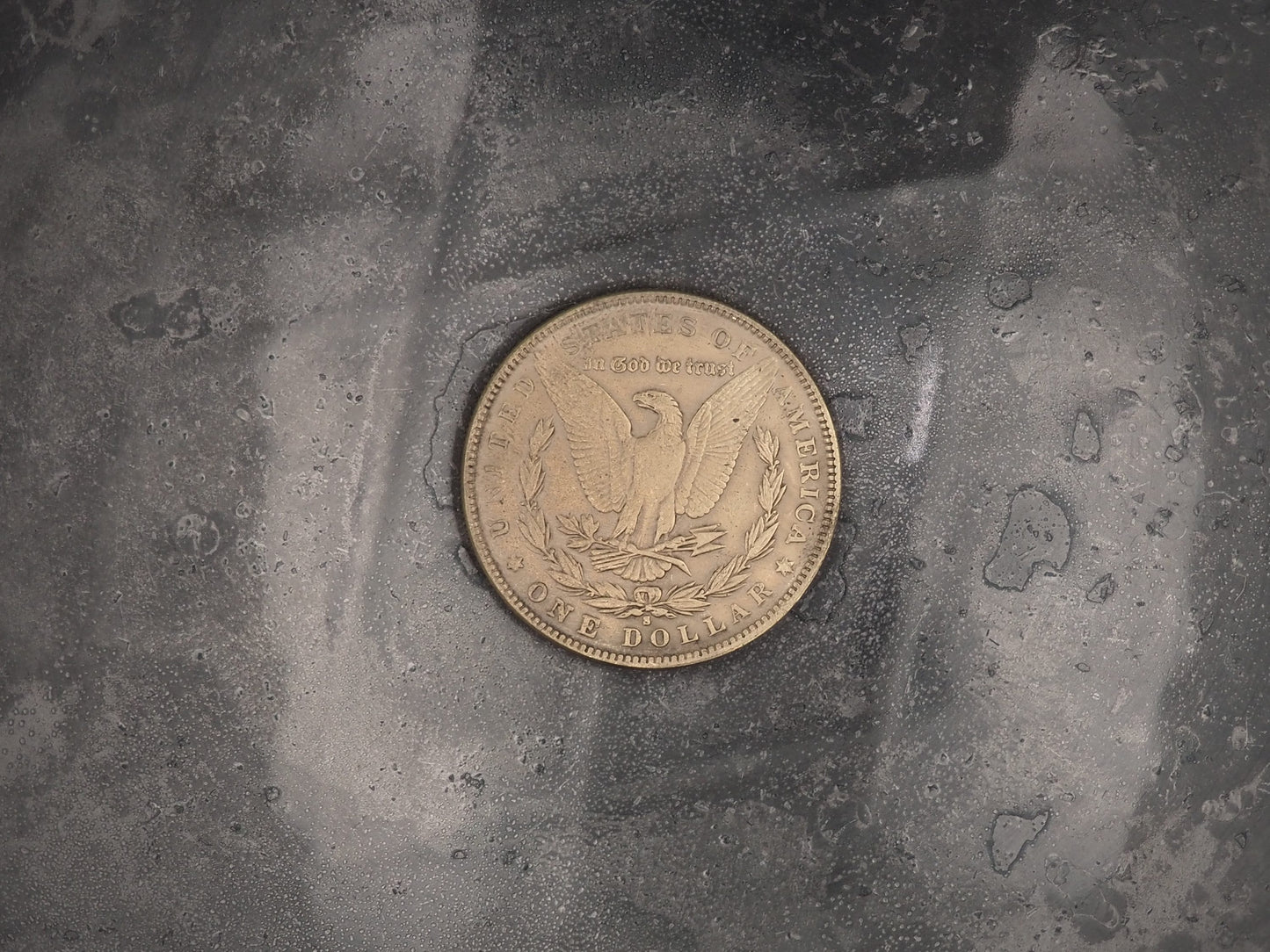 Hand Struck Lost At Sea Pirate Souls - Skulls & Anchors, Tattoo Art - U.S.A. Morgan Dollar .999 Plated Replica Coin/Token/Curiosities