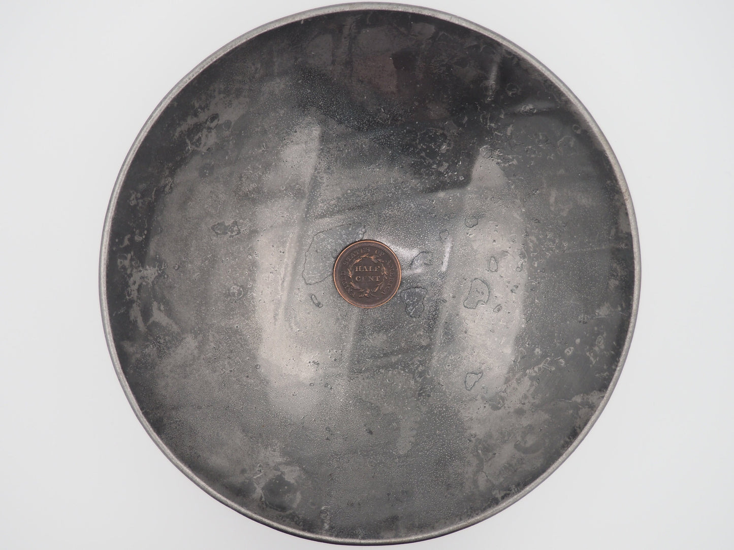 Hand Struck Large Half Penny - Hobo/Skull/Vanitas/MementoMori/Death Copper Replica Coin/Token/Medal