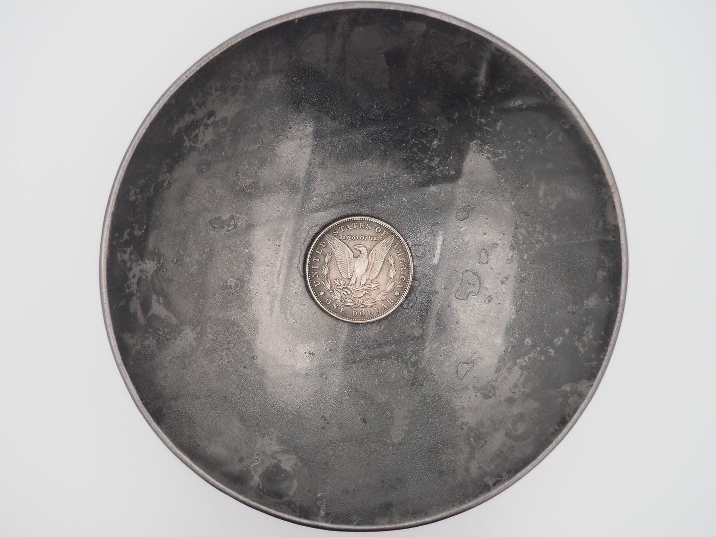 Hand Struck Death The Reaper & His Last Rites Cross - U.S.A. Morgan Dollar .999 Plated Replica Coin/Token For A Cabinet Of Curiosities