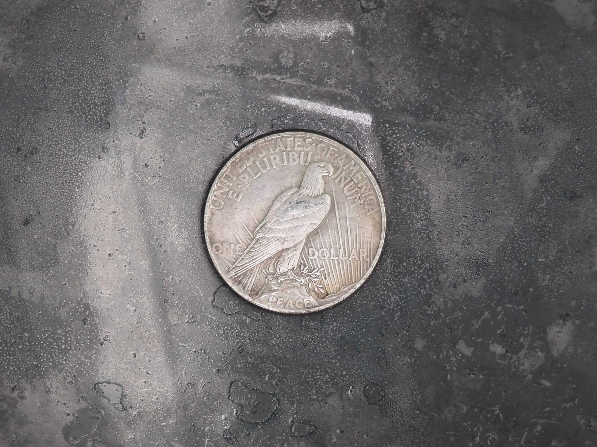 Hand Struck One Dollar Carved/Lady Liberty Skull/Vanitas/MementoMori/Death/President .999 Silver Plated Peace Dollar Coin/Token/Medal