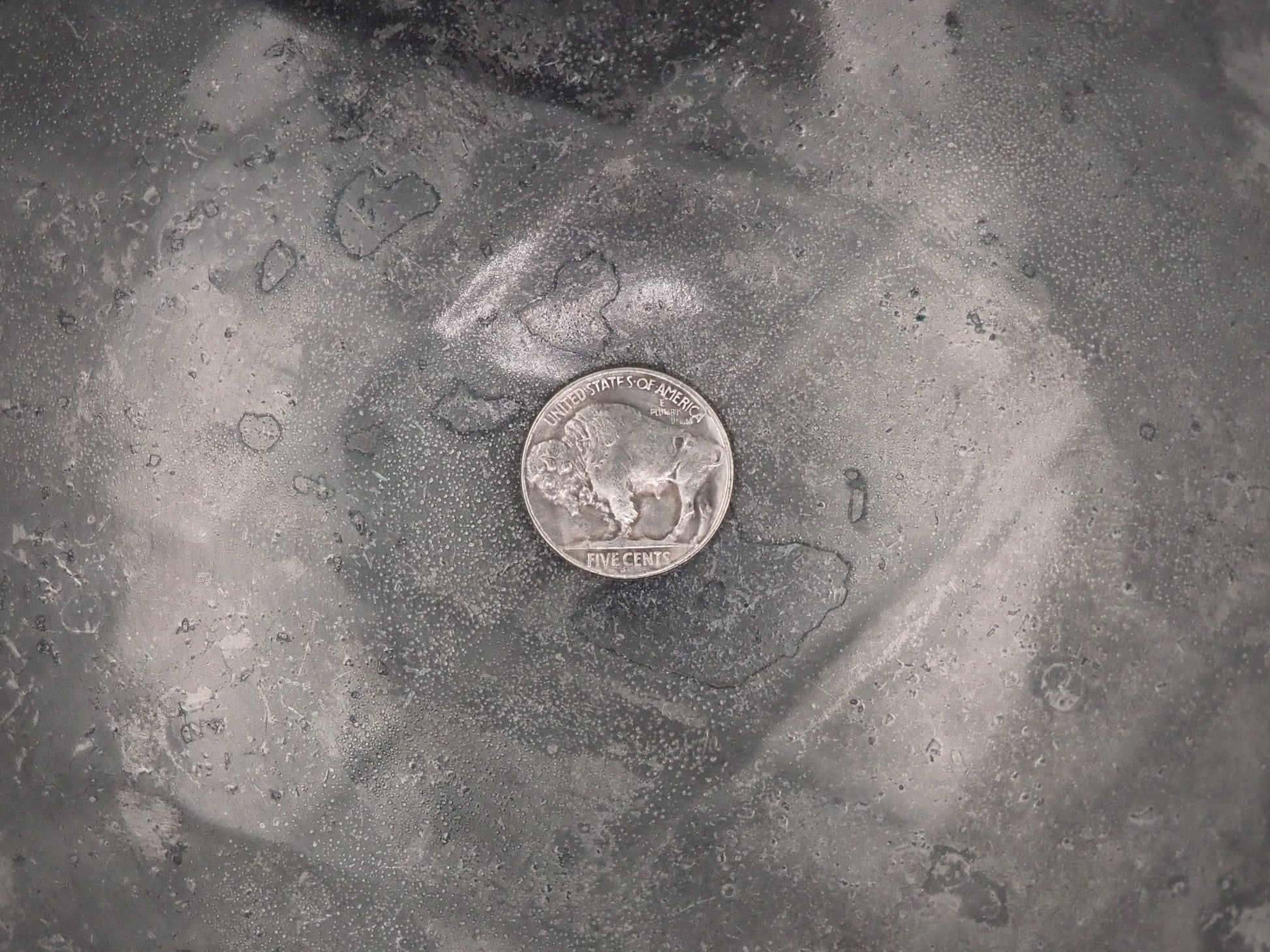 Hand Struck Buffalo/Military Nickel Carved/Hobo/Skull/Vanitas/MementoMori/Liberty .999 Silver Plated Replica Coin/Token/Medal