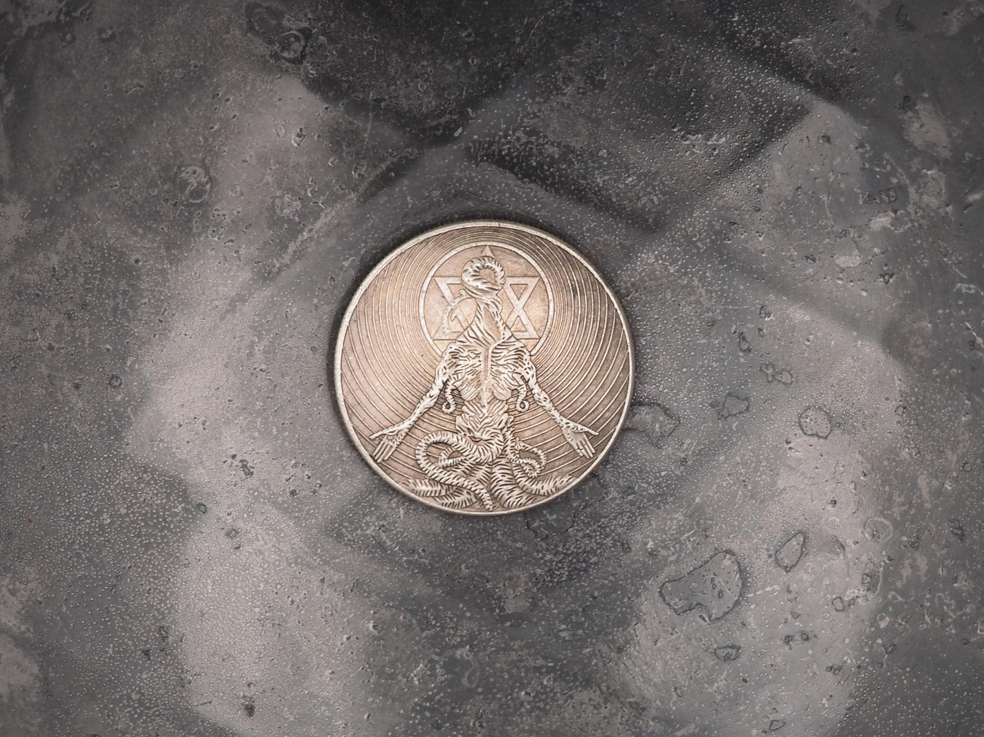 Set Of 7 Dungeons And Dragons D&S RPG MTG Themed U.S.A. Morgan Dollar .999 Plated Coins/Token - Gaming, Dice, Board Counters/Set Pieces