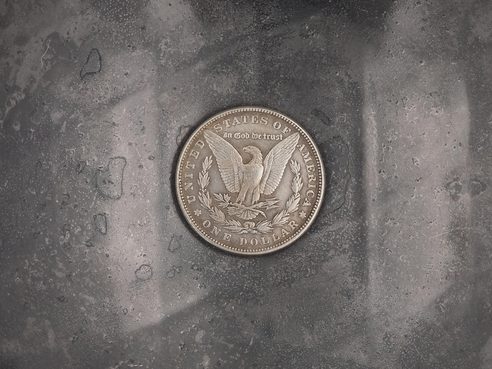 Hand Struck Ancient Basilisk - Hellenic & Roman Legend - U.S.A. Morgan Dollar .999 Plated Replica Coin/Token For A Cabinet Of Curiosities