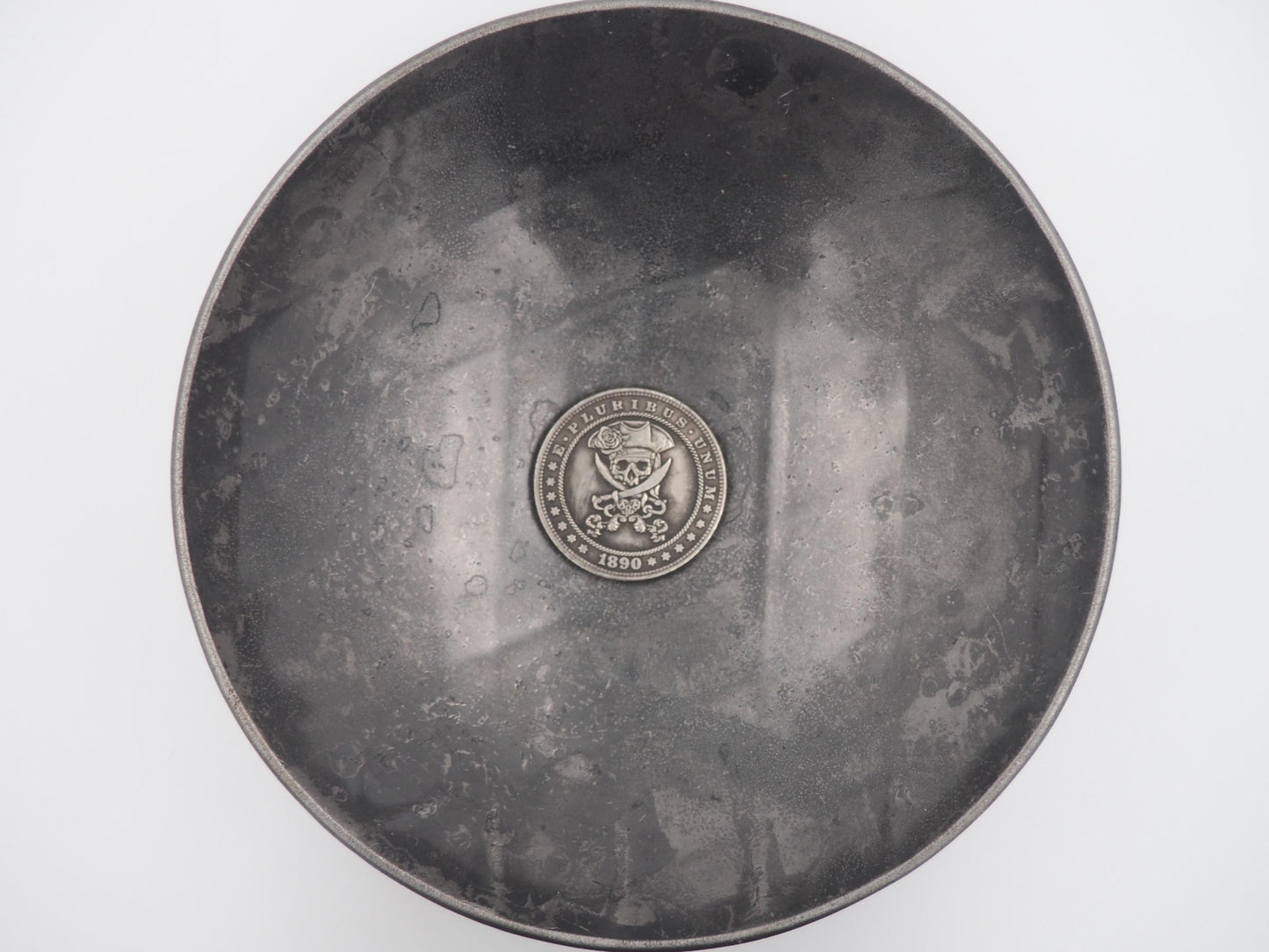 Hand Struck Pirate Captain Of The 7 Sea's Sigil - U.S.A. Morgan Dollar .999 Plated Replica Coin/Token For A Cabinet Of Curiosities