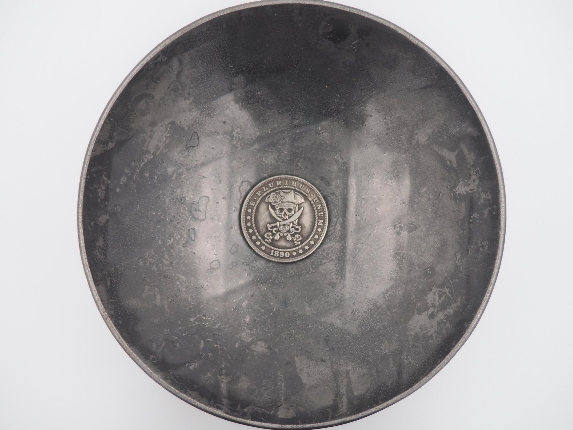 Hand Struck Pirate Captain Of The 7 Sea's Sigil - U.S.A. Morgan Dollar .999 Plated Replica Coin/Token For A Cabinet Of Curiosities