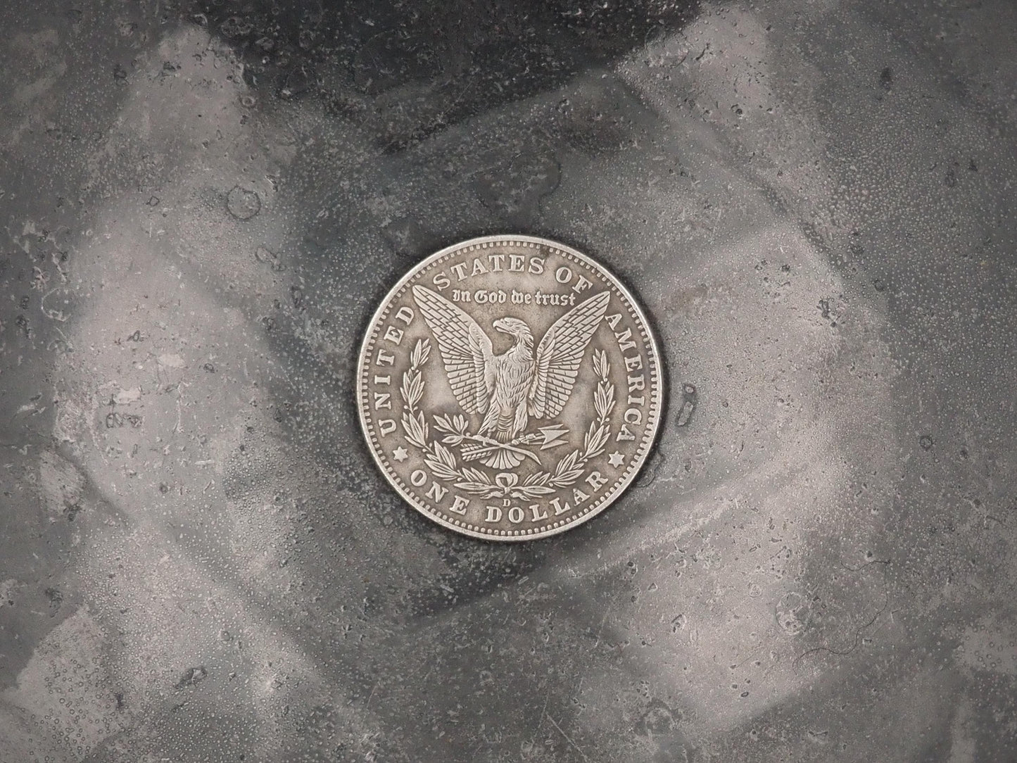 Hand Struck Morgan Silver Dollar Carved/The Last Shaman/Pagan/Occult .999 Silver Plated Replica Coin/Token/Medal