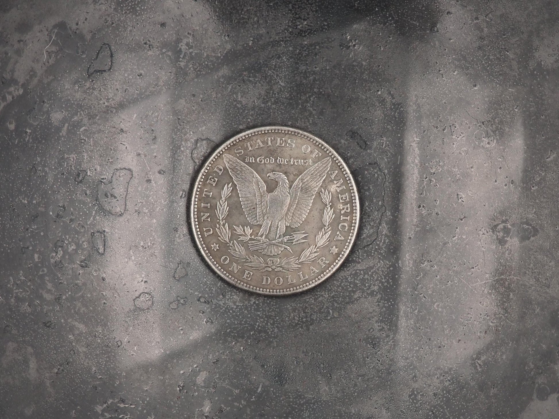 Hand Struck The Last Stand Of The Fallen Warrior - U.S.A. Morgan Dollar .999 Plated Replica Coin/Token For A Cabinet Of Curiosities