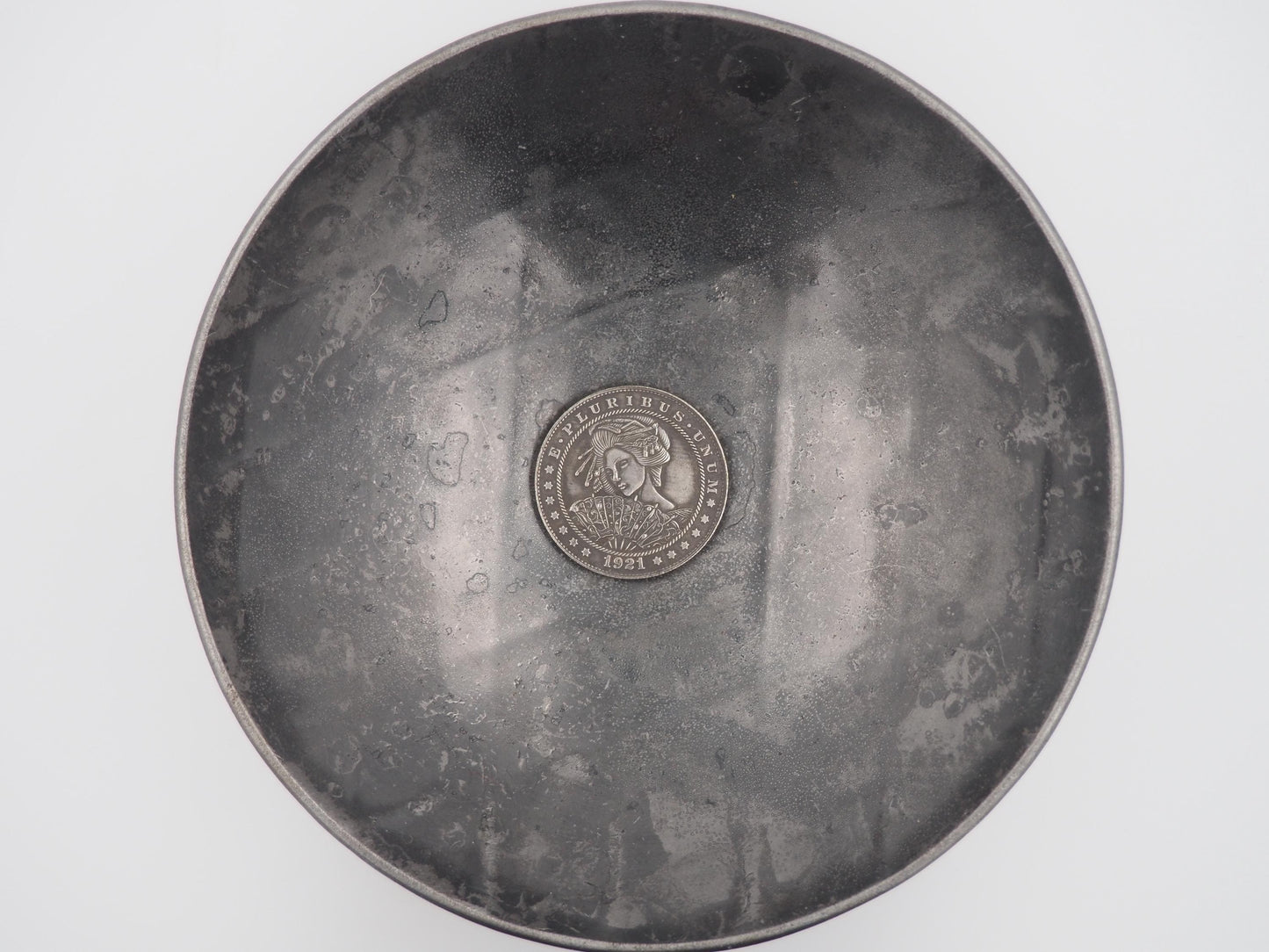 Hand Struck Japanese Geisha Madame - U.S.A. Morgan Dollar .999 Plated Replica Coin/Token For A Cabinet Of Curiosities