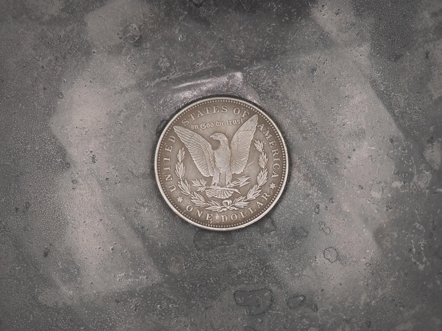 Hand Struck Morgan Silver Dollar Monster Spider Of The Black Cavan Depths - D&D, RPG, MTG Gaming Coin/Token/Medal