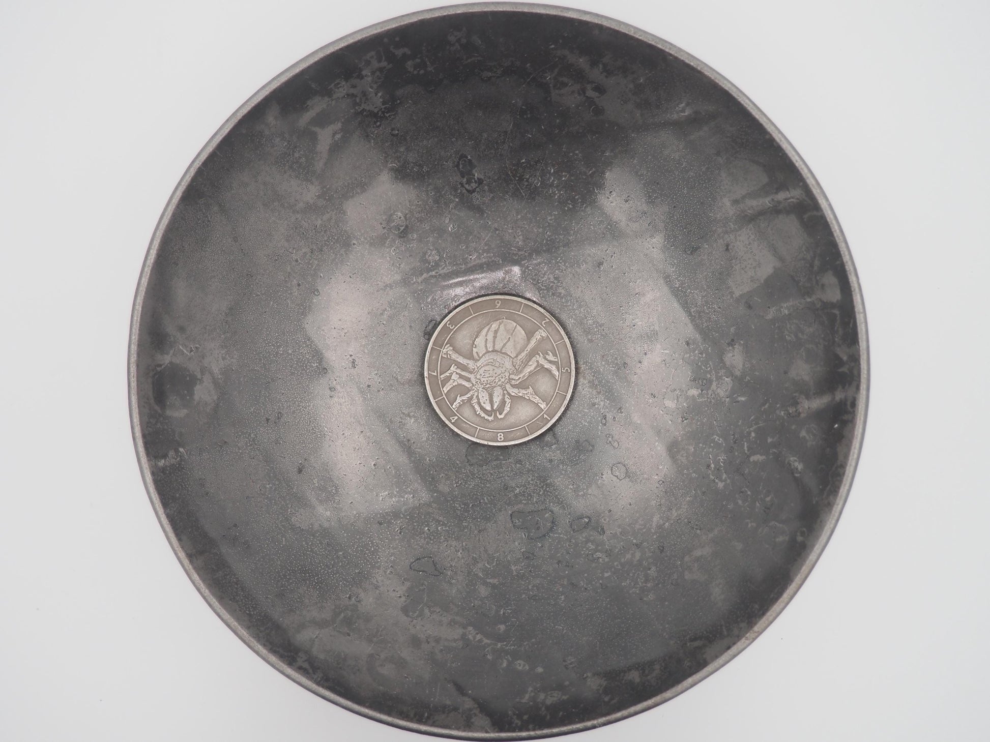 Hand Struck Morgan Silver Dollar Monster Spider Of The Black Cavan Depths - D&D, RPG, MTG Gaming Coin/Token/Medal