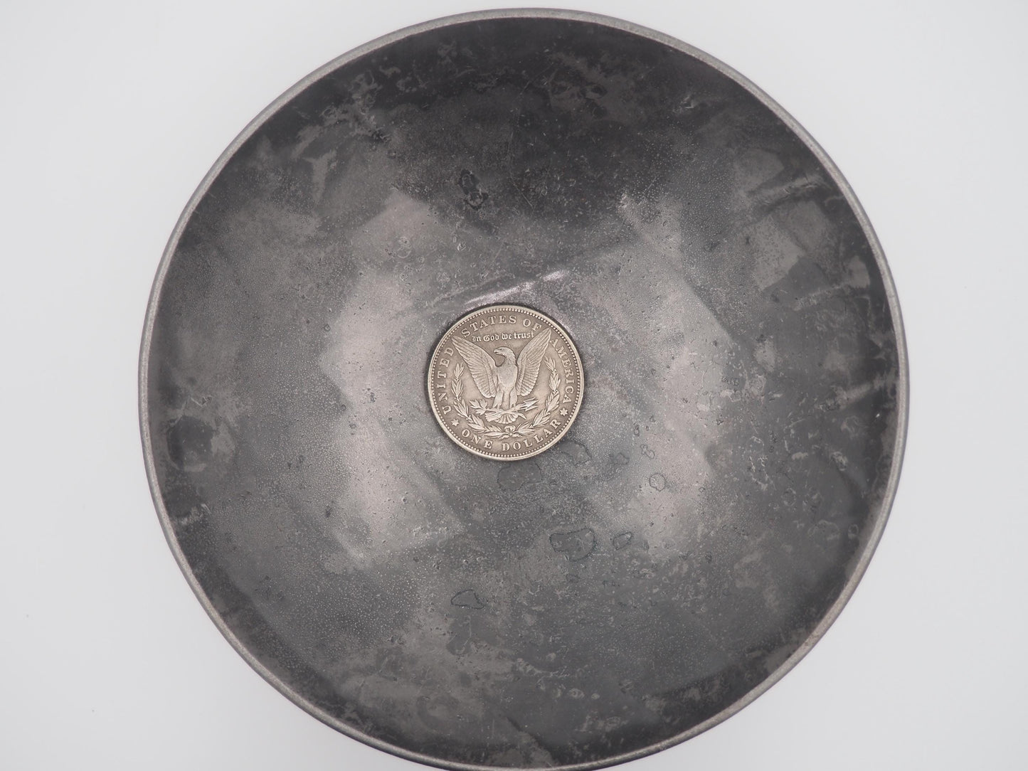 Hand Struck Morgan Dragon Stone - D&D, RPG, MTG Gaming Coin/Token/Medal