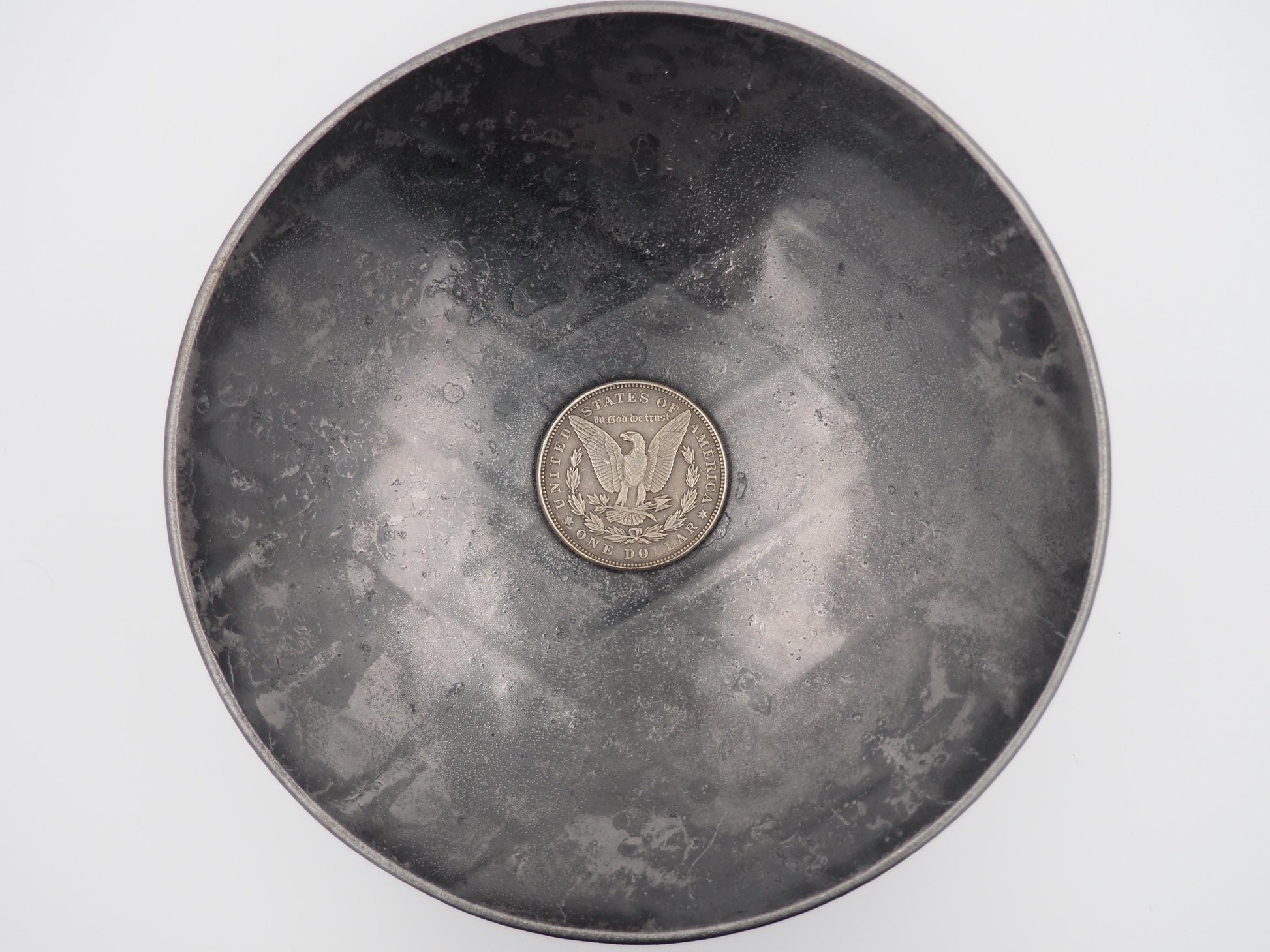 Hand Struck Morgan Silver Dollar - Vampire Skull Sigil - Spirit/Apocalypse/Rapture/D&D, RPG, MTG Gaming Coin/Token/Medal