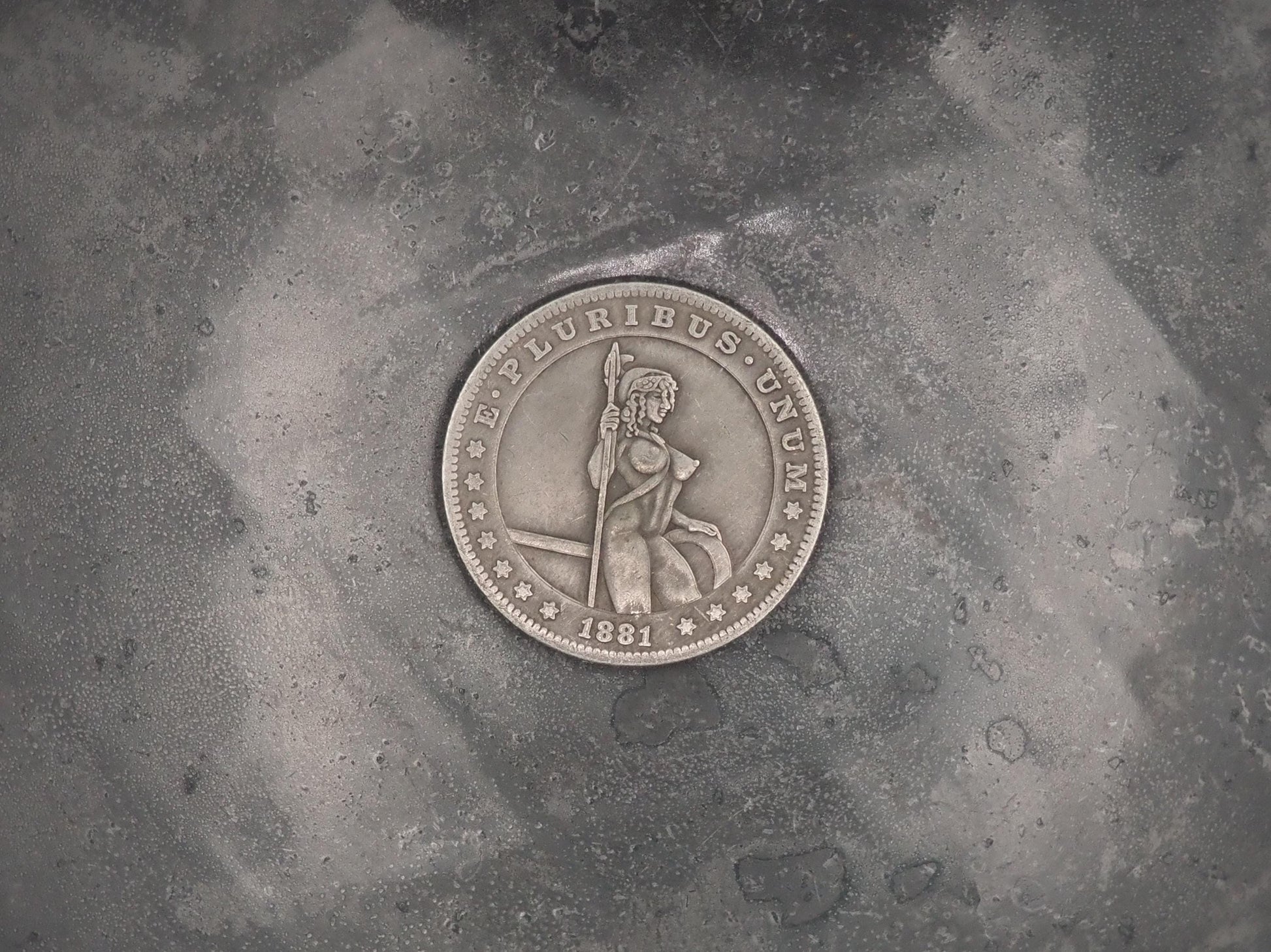 Hand Struck Morgan Silver Dollar - Aphrodite Areia Spartan Greek Warrior Goddess - Ancient Historical Worship Coin/Token/Medal