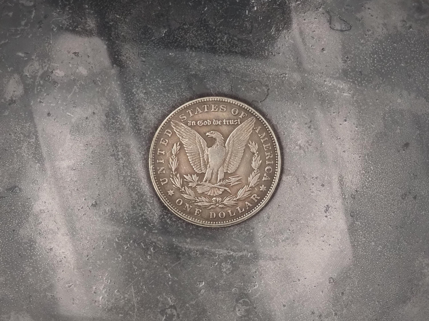 Hand Struck Morgan Silver Dollar - Prayer Coin - Good Luck Spirituality Religious Coin/Token/Medal