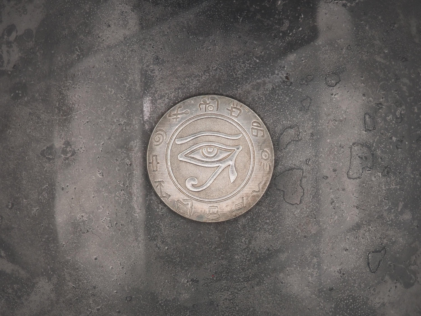 Hand Struck Morgan The Eye of Horus - Symbol Of Protective Magical Power Replica Coin