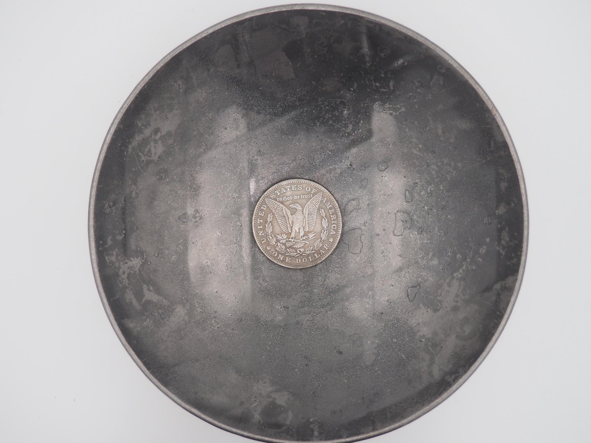 Hand Struck Morgan Silver Dollar Carved Wolf In Sheep's Clothing - Fairy Tale Stories Replica Coin/Token/Medal