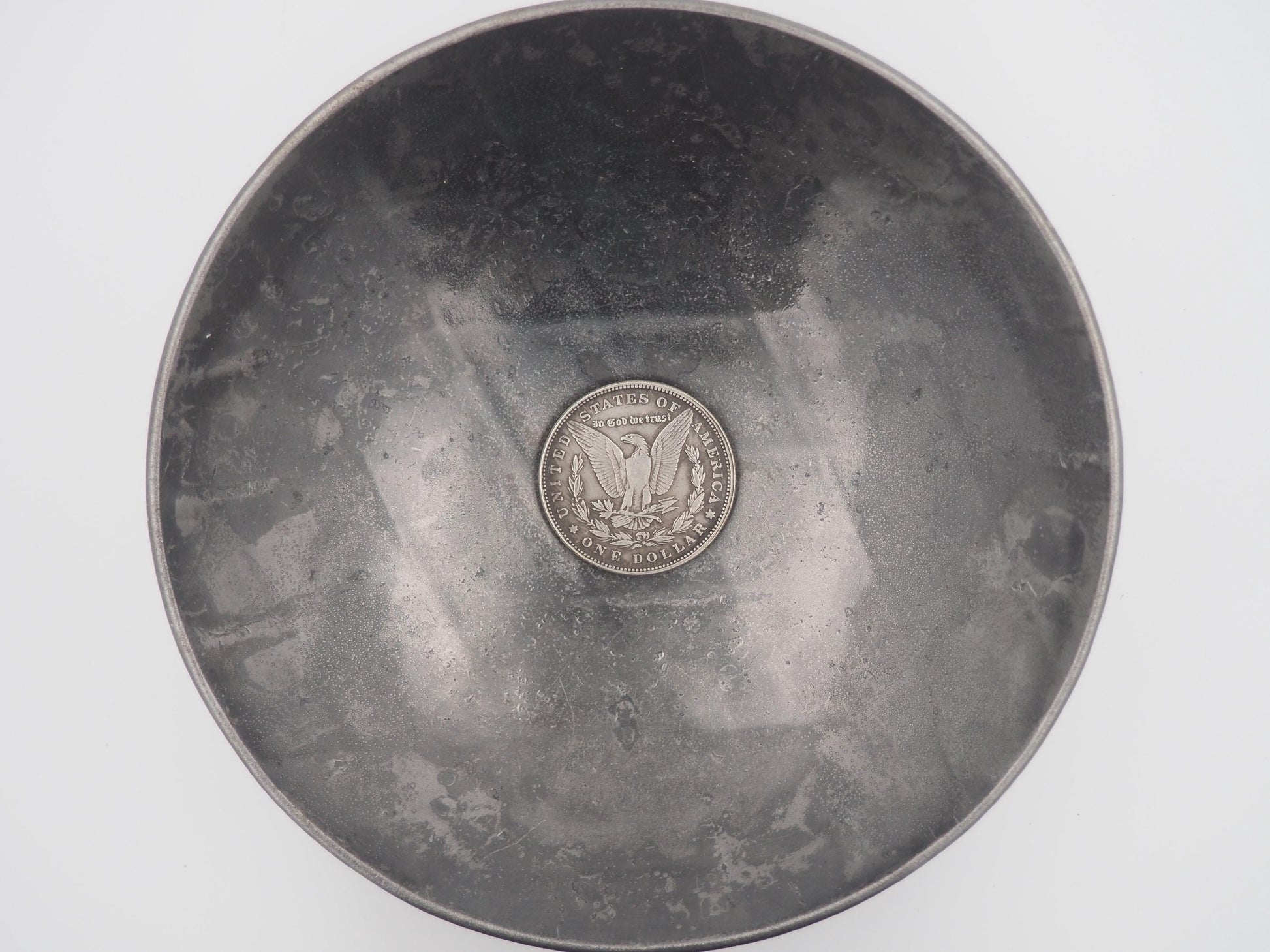 Hand Struck Odin The Allfather Stood Before Valhalla Norse Mythology - U.S.A. Morgan Replica Coin/Token For A Cabinet Of Curiosities