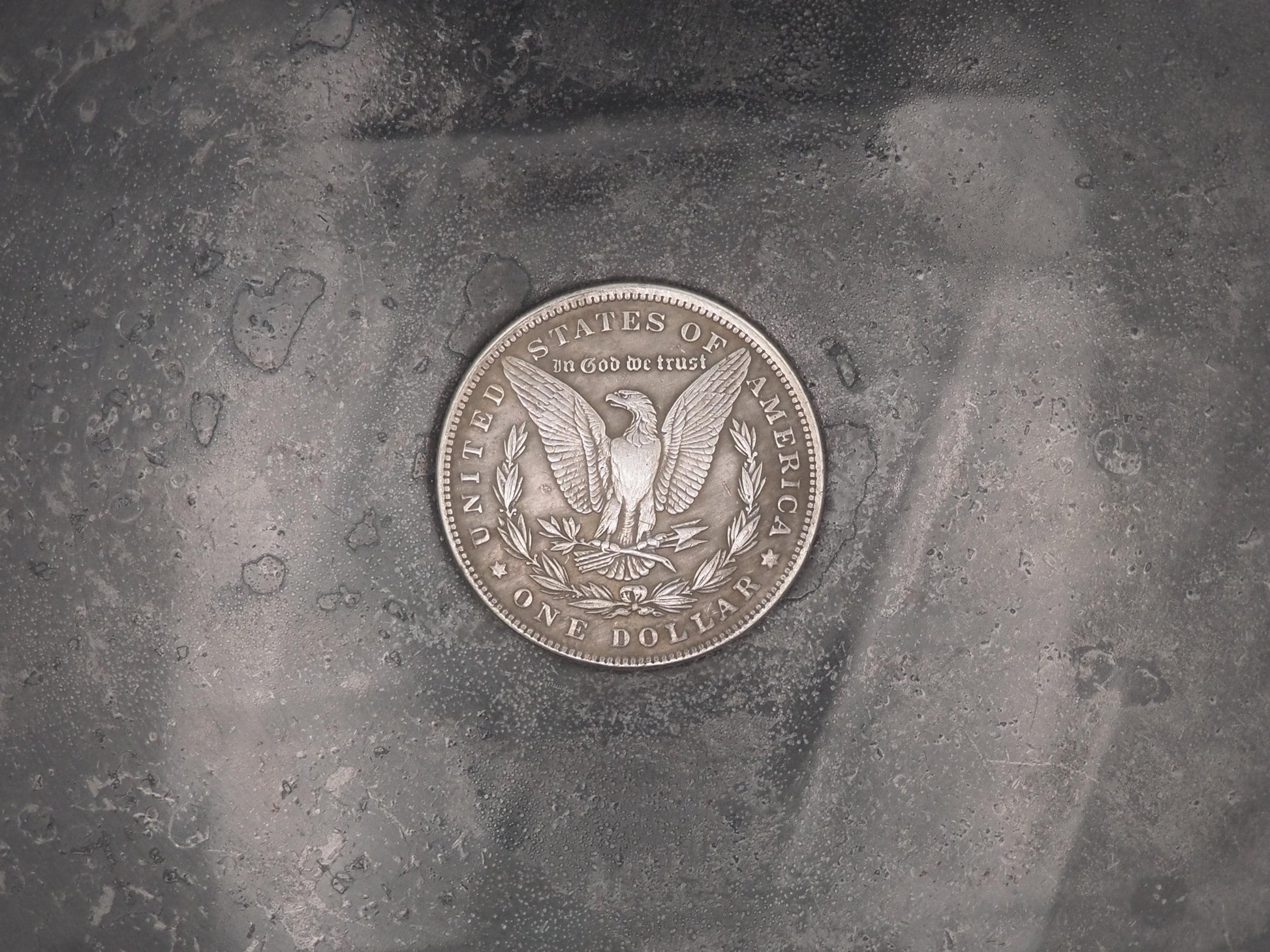 Hand Struck Red Dead Cowboy Stage Coach Robbery Wild Wild West - U.S.A. Morgan Dollar .999 Plated Replica Coin/Token Of Curiosities