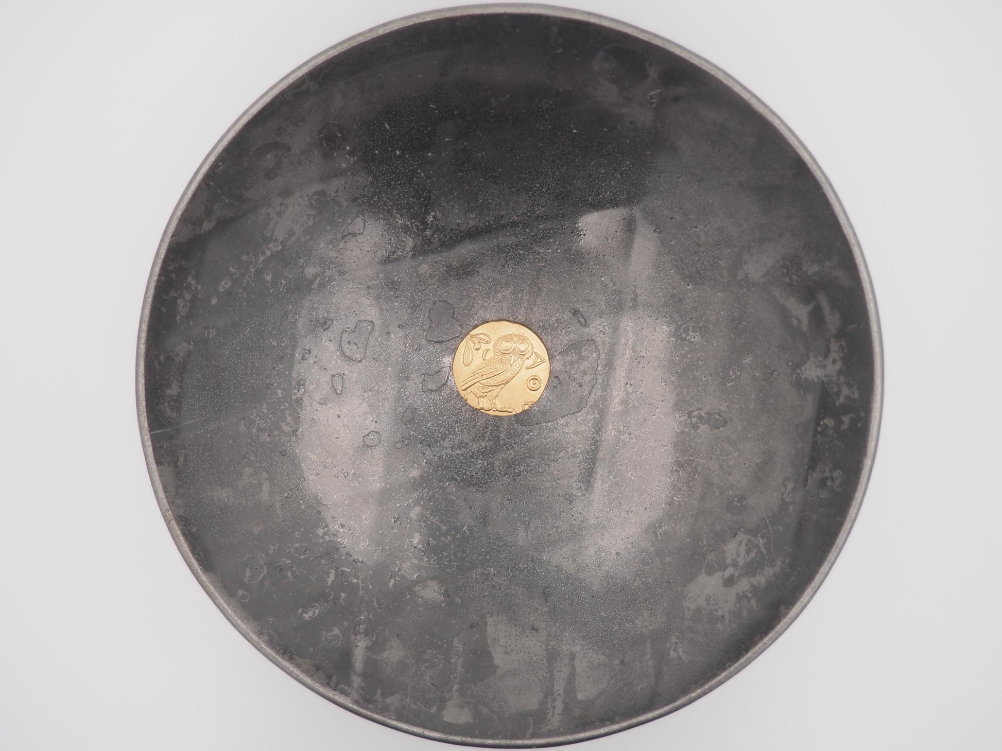 Hand Struck (Gold) Athenian Owl Tetradrachm Ancient Greek Replica Coin