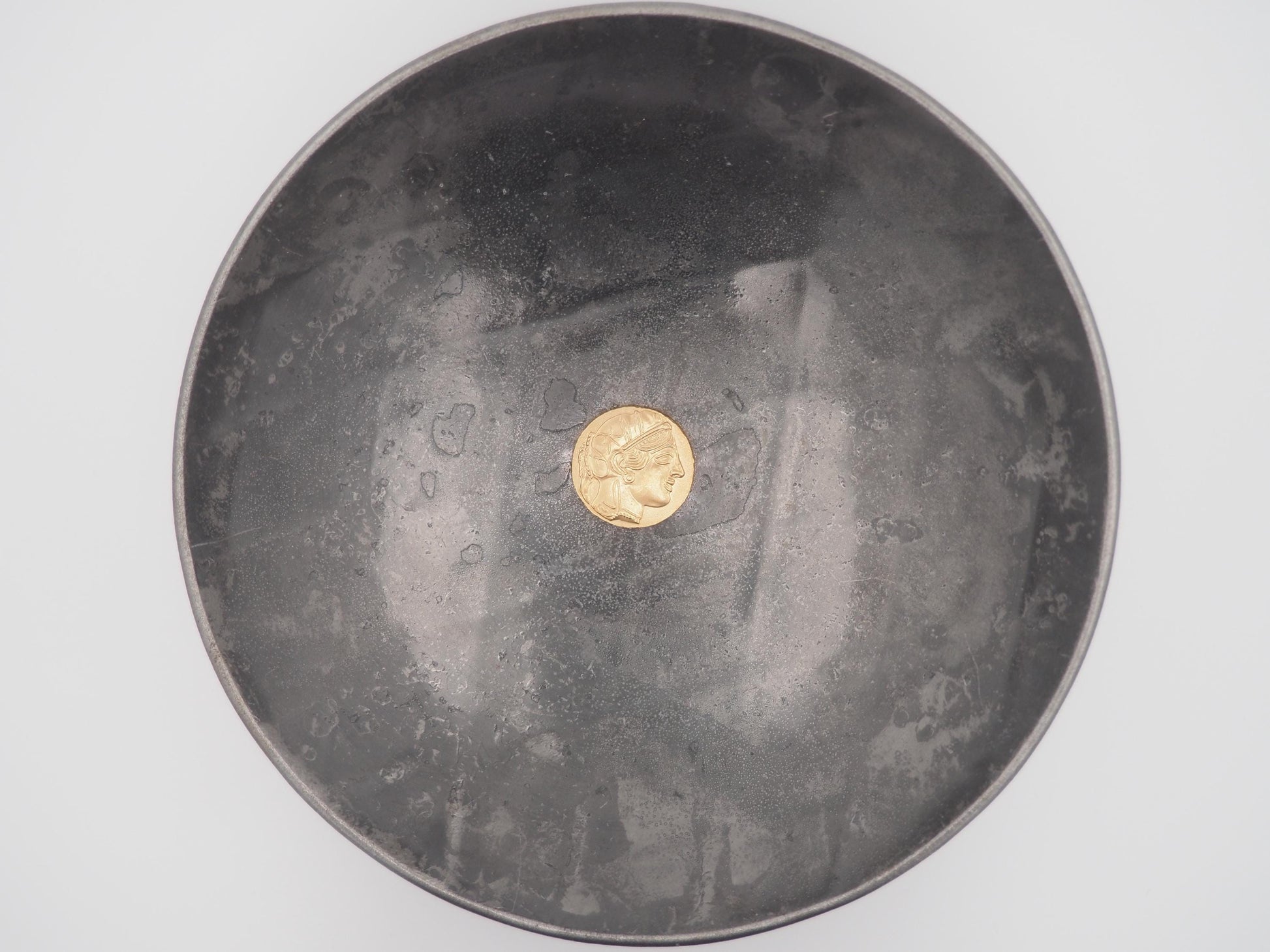 Hand Struck (Gold) Athenian Owl Tetradrachm Ancient Greek Replica Coin