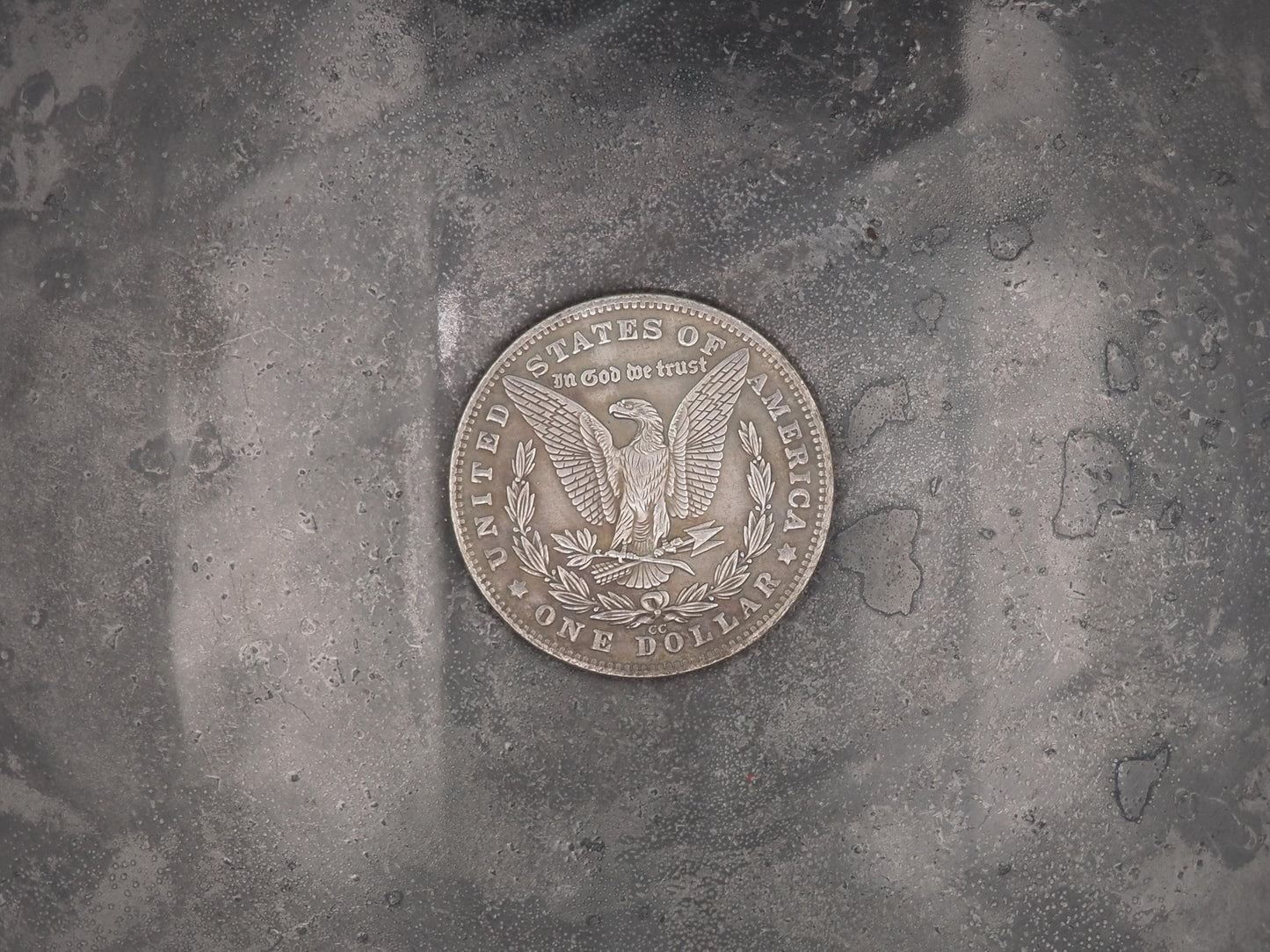 Hand Struck Morgan Silver Dollar Carved Wolf In Sheep's Clothing - Fairy Tale Stories Replica Coin/Token/Medal