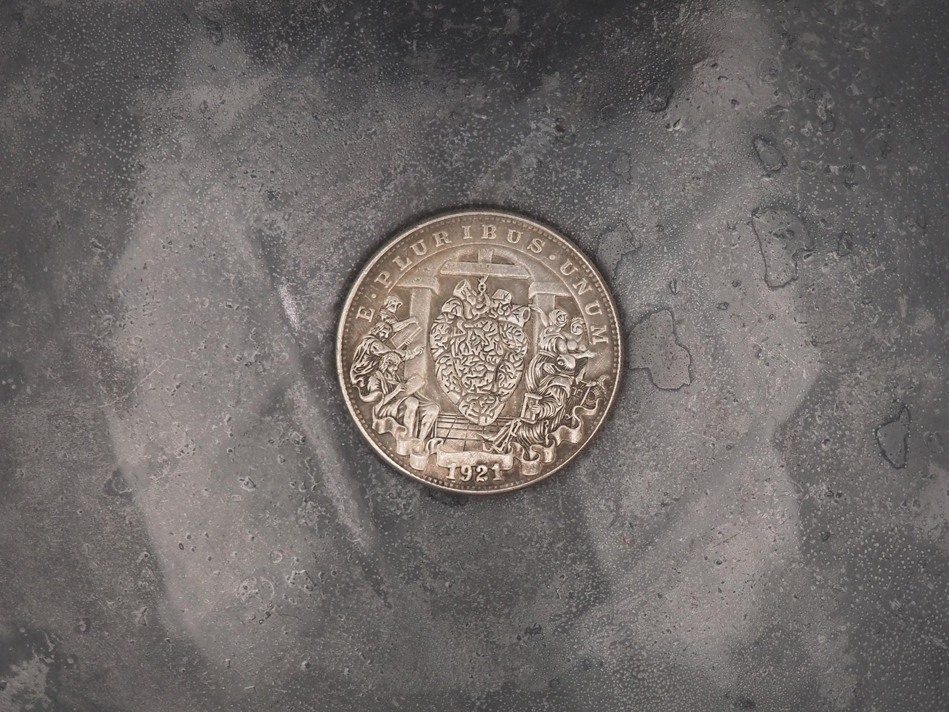 Hand Struck Morgan Silver Dollar - High Detailed The Heart Of The Senate - Roman/Empire/Greek/Politics/Diplomacy - Coin/Token