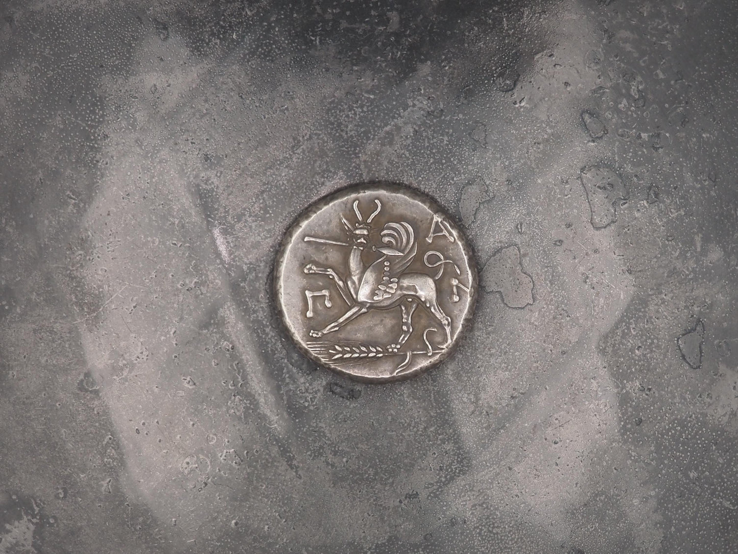 Replica of Hevy Ancient Coin #7 - In Plating - Great Collectable Or For RPG Gaming Counter