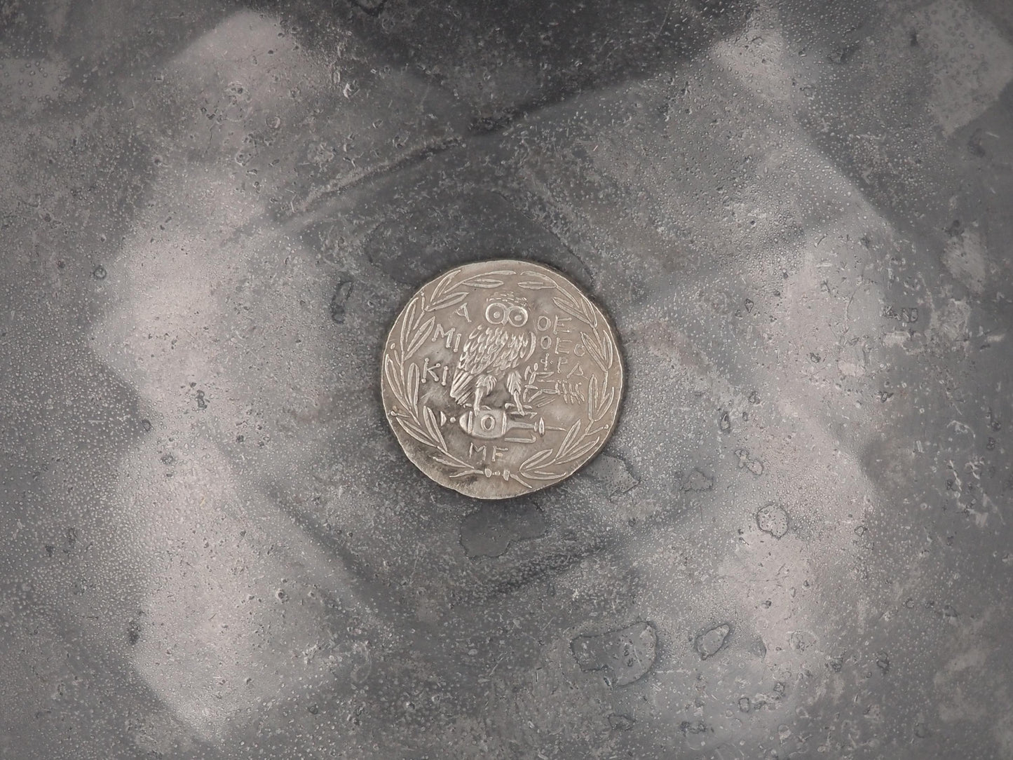Large Reverse Facing Owl Tetradrachm Ancient Greek Replica Coin