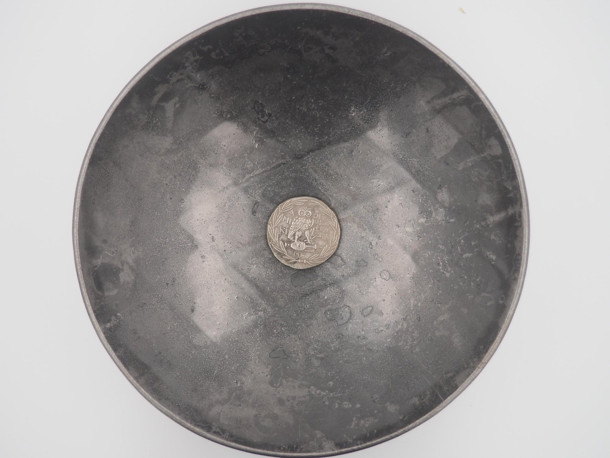 Large Reverse Facing Owl Tetradrachm Ancient Greek Replica Coin
