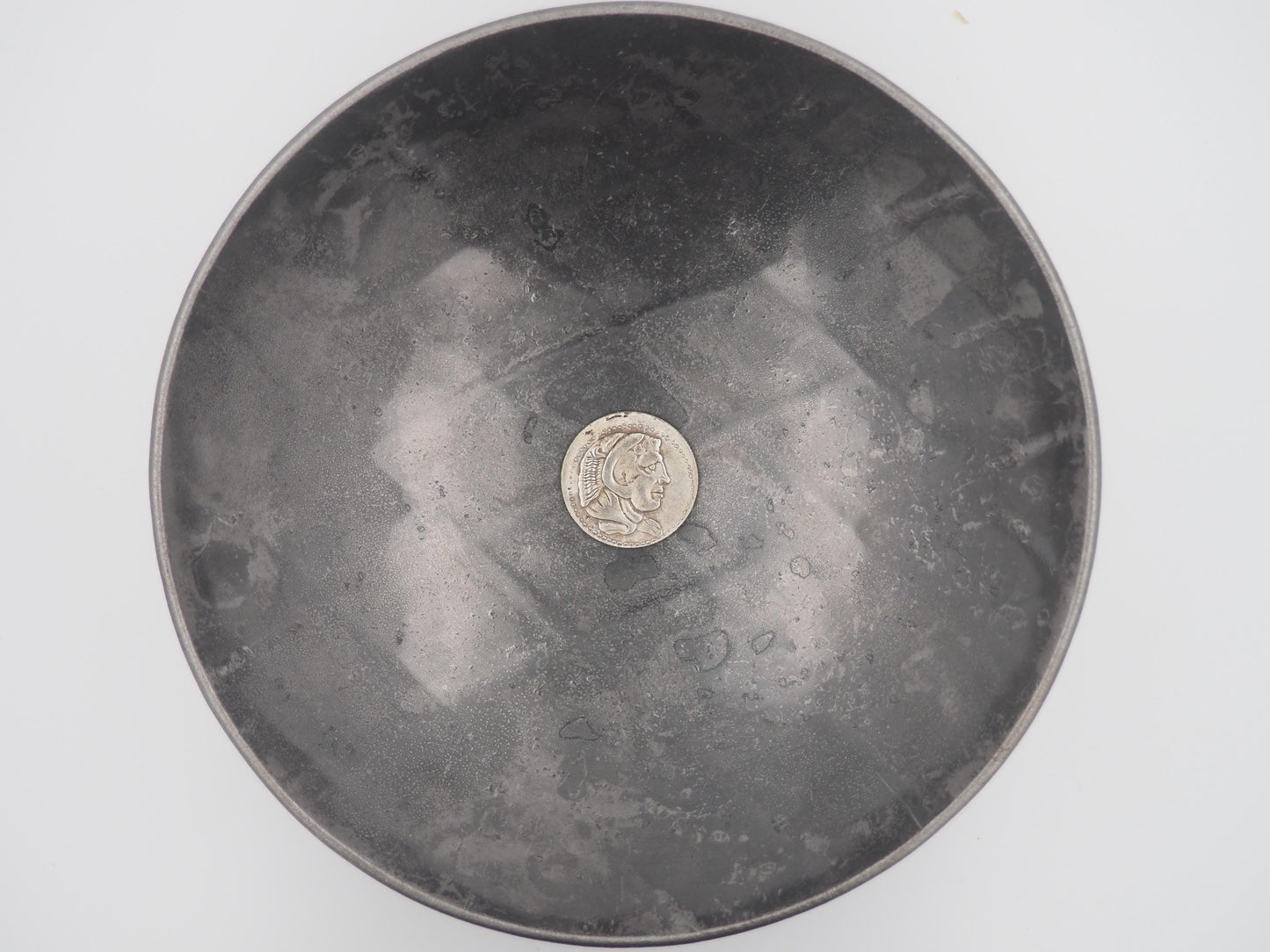 Replica of Ancient Greek Alexander the Great Coin in Silver Plate - Great Collectable Or For RPG Gaming Counter