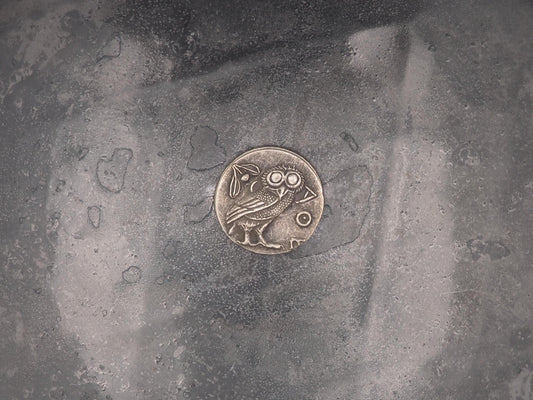 Hand Struck Athenian Owl Tetradrachm Ancient Greek Replica Coin