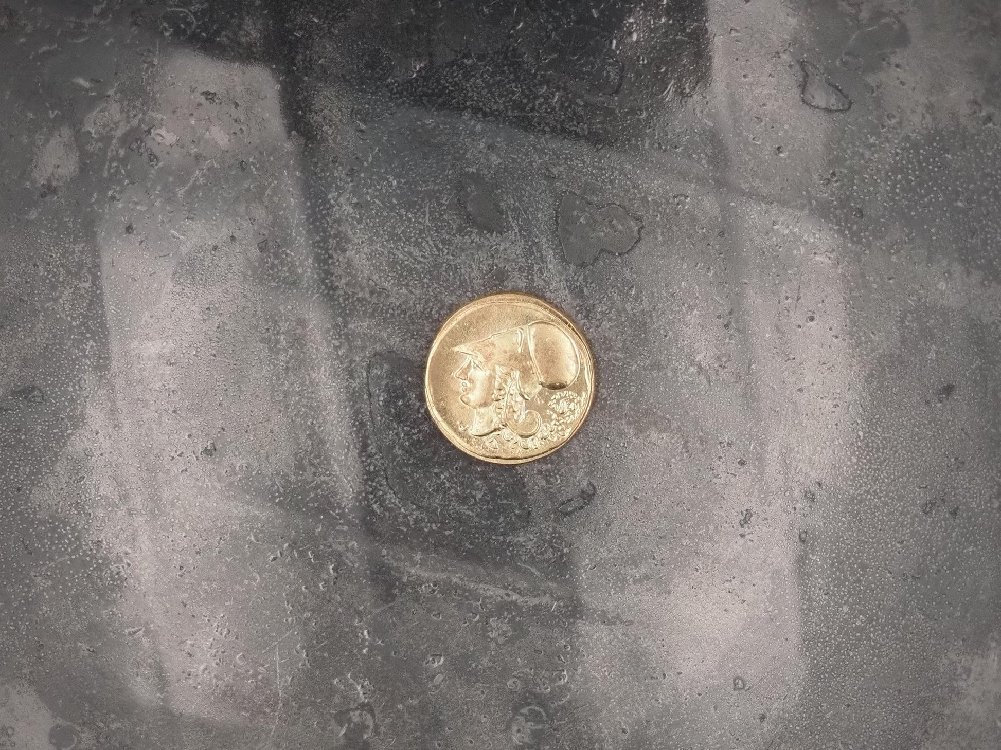 Replica of Ancient Greek Coin in Silver Plating - Great Collectable Or For RPG Gaming Counter - Grand Tour Type (N) Gold