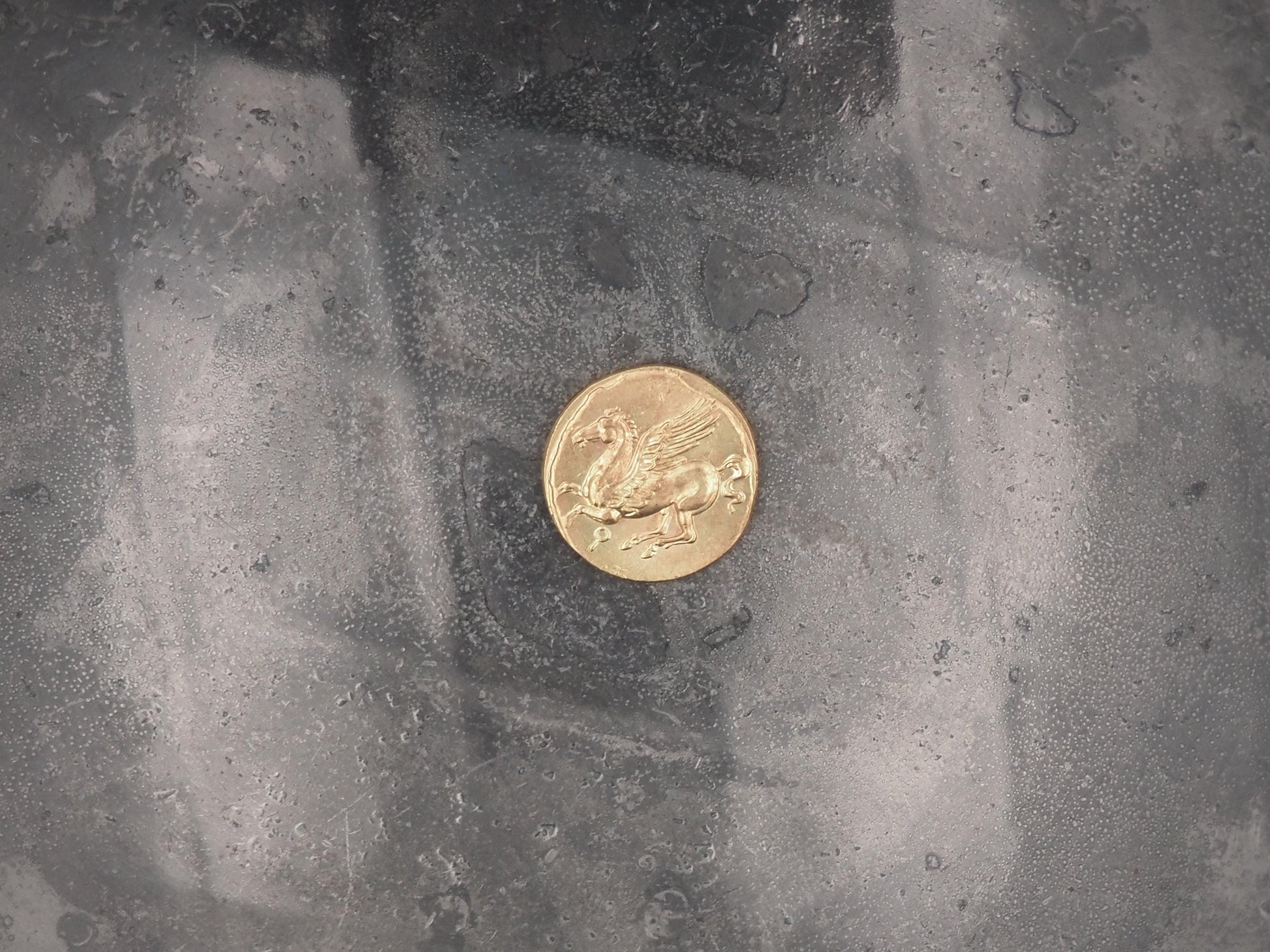 Replica of Ancient Greek Coin in Silver Plating - Great Collectable Or For RPG Gaming Counter - Grand Tour Type (N) Gold